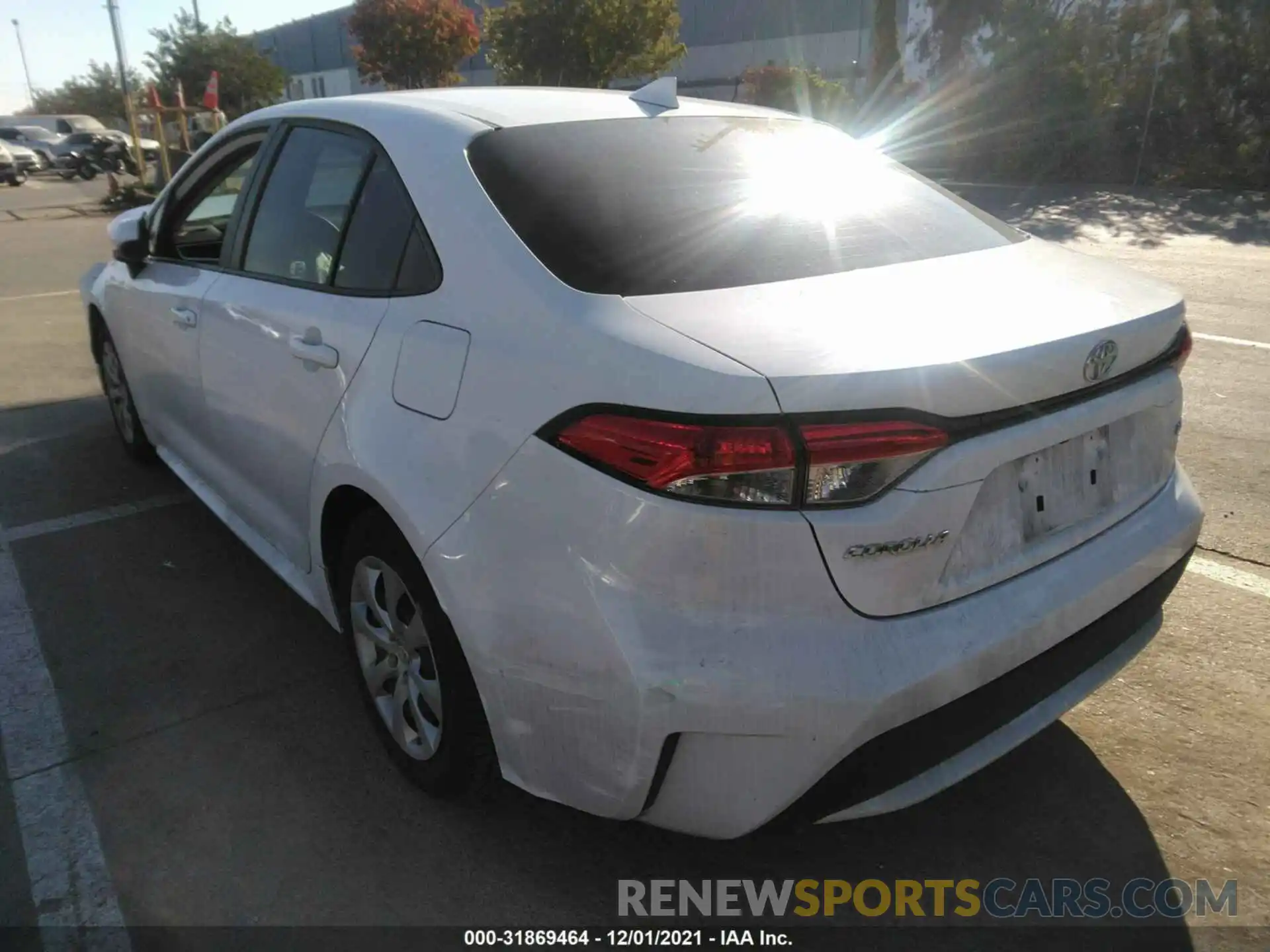 3 Photograph of a damaged car 5YFEPRAEXLP092535 TOYOTA COROLLA 2020