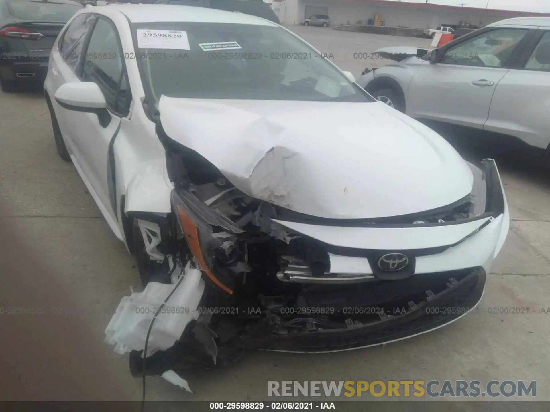 6 Photograph of a damaged car 5YFEPRAEXLP092874 TOYOTA COROLLA 2020