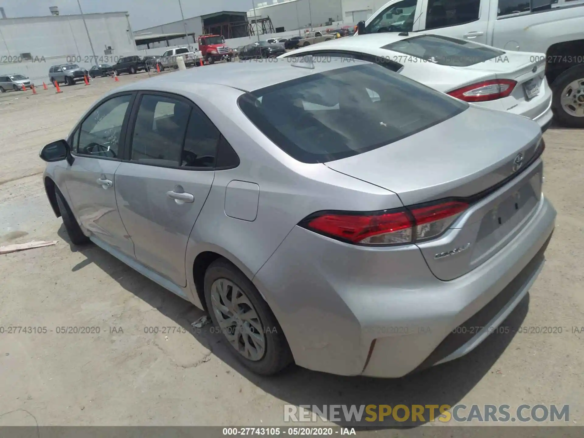 3 Photograph of a damaged car 5YFEPRAEXLP092910 TOYOTA COROLLA 2020