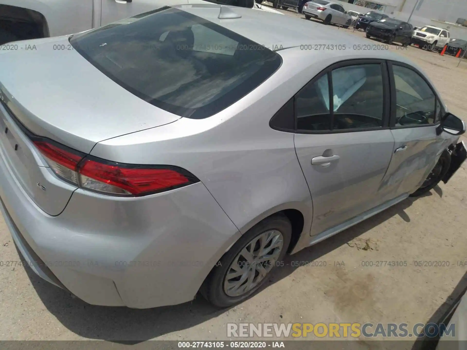 4 Photograph of a damaged car 5YFEPRAEXLP092910 TOYOTA COROLLA 2020