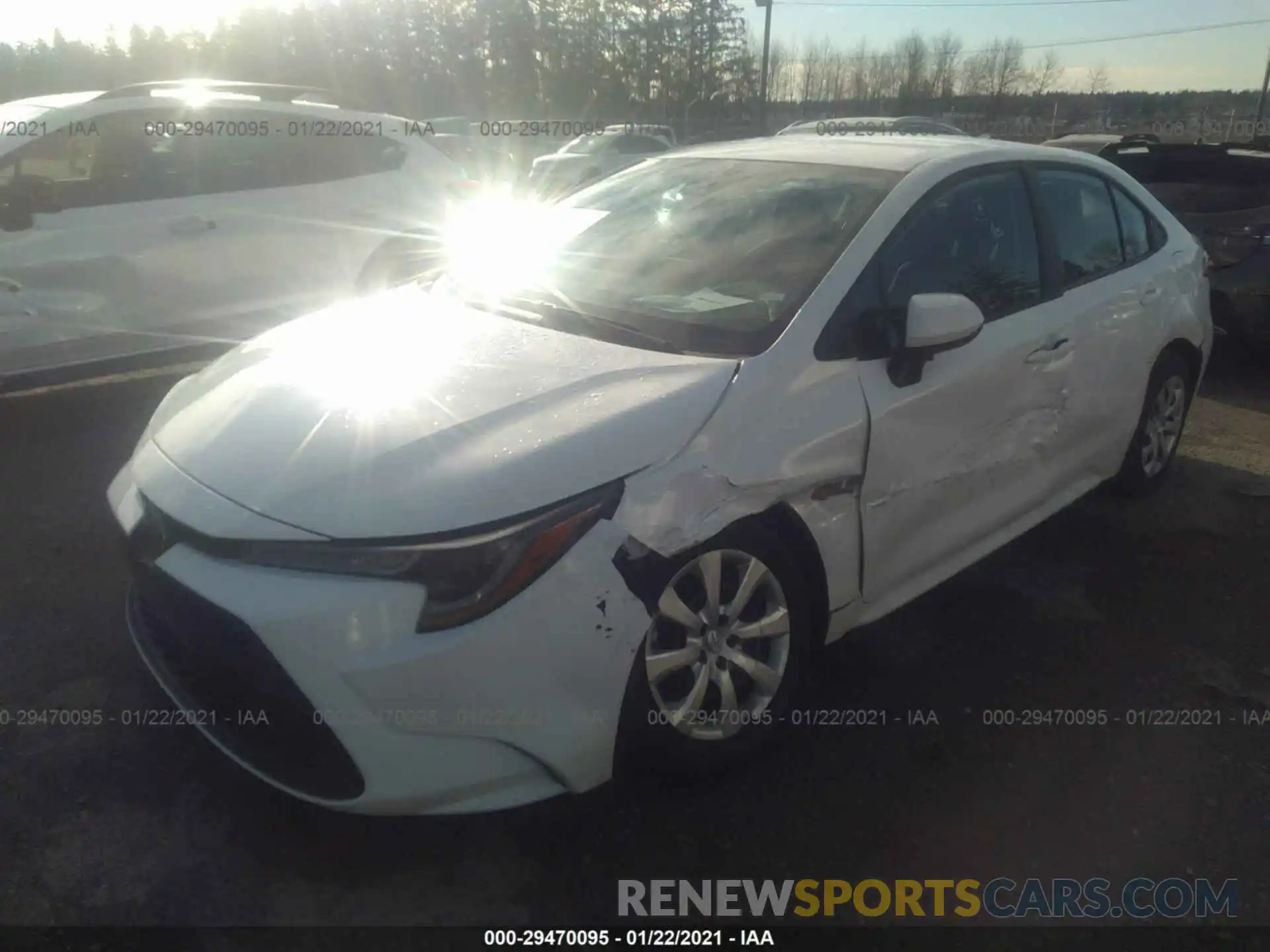 2 Photograph of a damaged car 5YFEPRAEXLP093863 TOYOTA COROLLA 2020