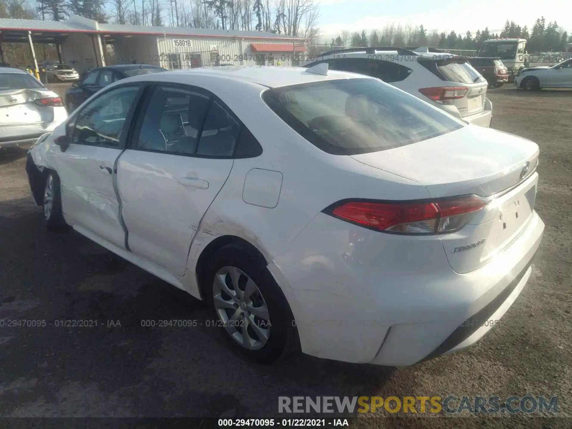 3 Photograph of a damaged car 5YFEPRAEXLP093863 TOYOTA COROLLA 2020