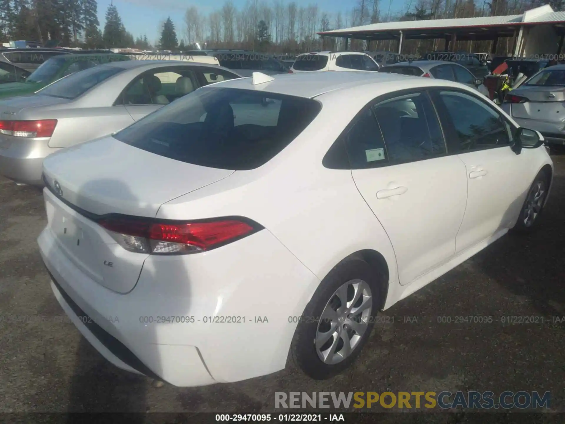 4 Photograph of a damaged car 5YFEPRAEXLP093863 TOYOTA COROLLA 2020