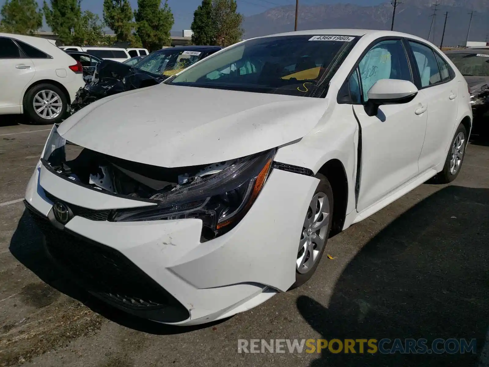 2 Photograph of a damaged car 5YFEPRAEXLP094138 TOYOTA COROLLA 2020