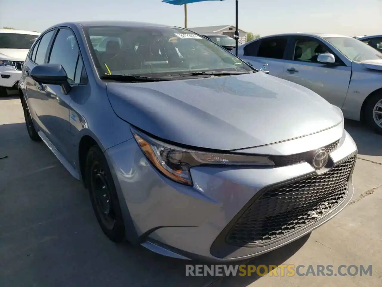 1 Photograph of a damaged car 5YFEPRAEXLP096553 TOYOTA COROLLA 2020