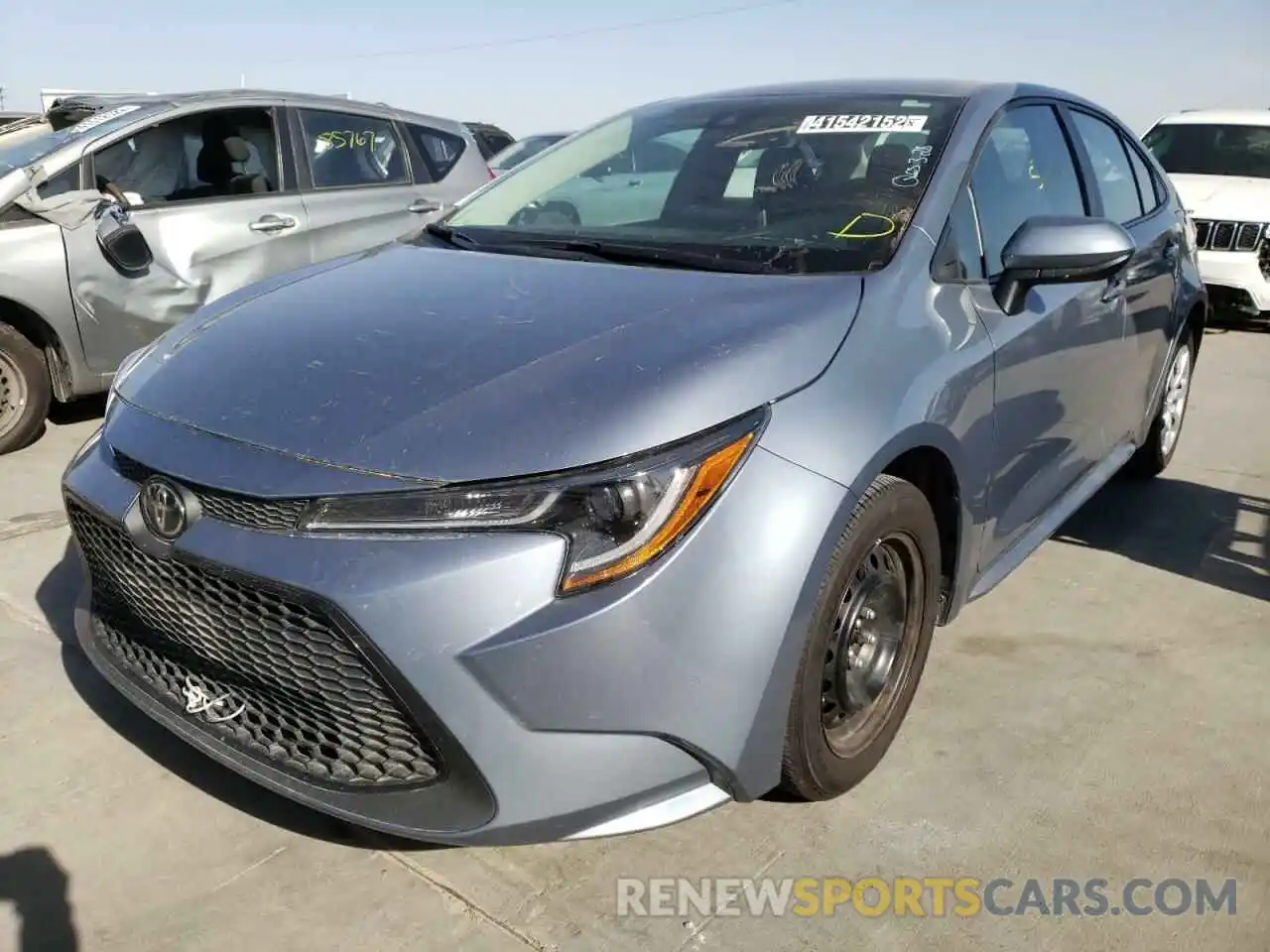 2 Photograph of a damaged car 5YFEPRAEXLP096553 TOYOTA COROLLA 2020