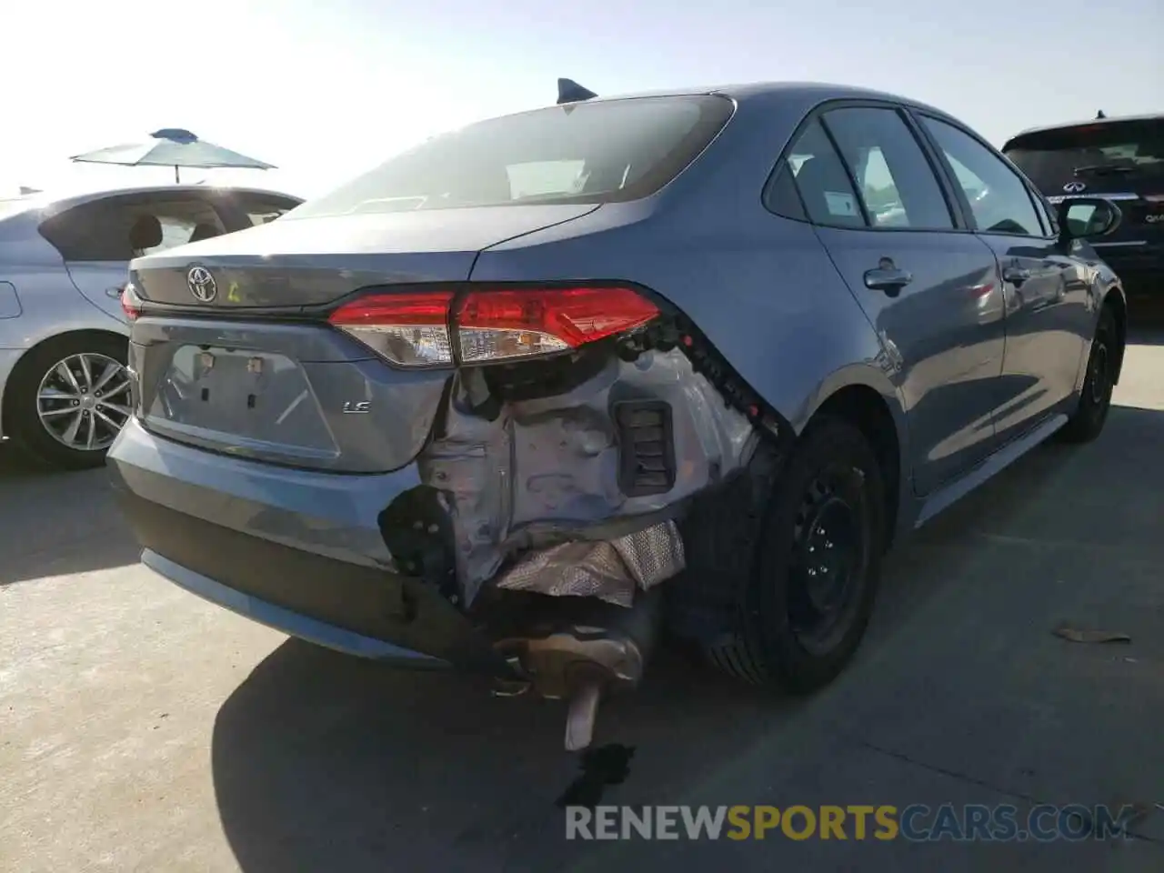 4 Photograph of a damaged car 5YFEPRAEXLP096553 TOYOTA COROLLA 2020