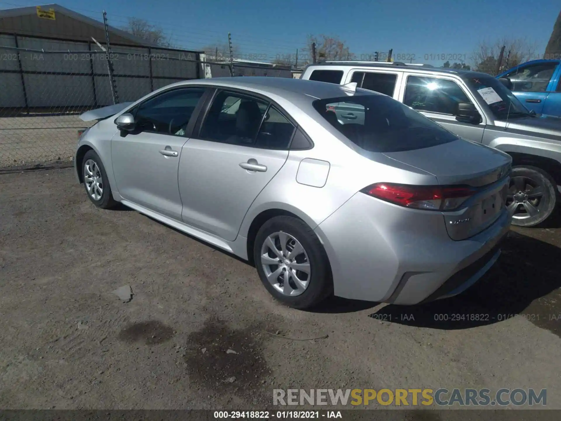 3 Photograph of a damaged car 5YFEPRAEXLP096956 TOYOTA COROLLA 2020