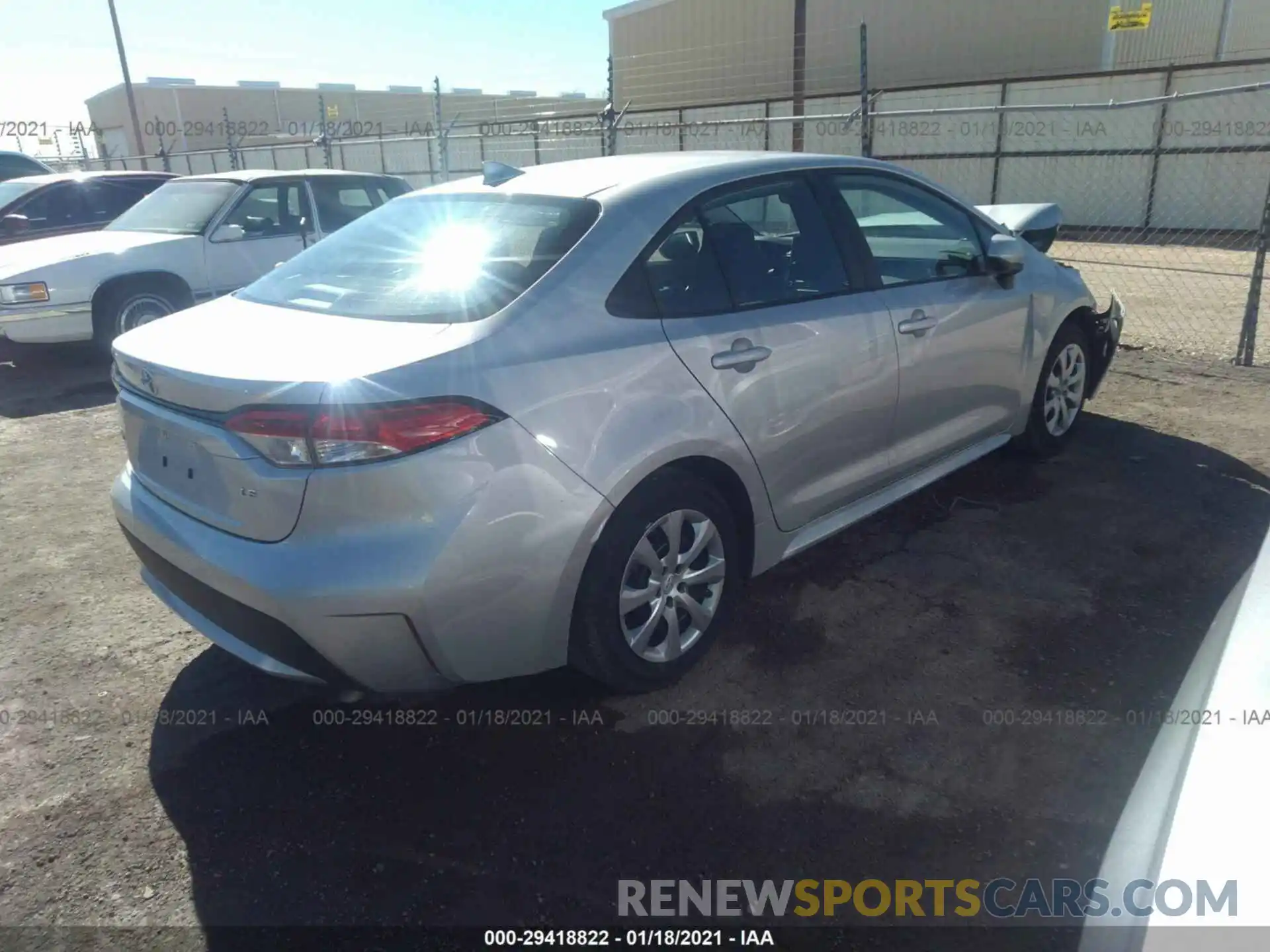 4 Photograph of a damaged car 5YFEPRAEXLP096956 TOYOTA COROLLA 2020