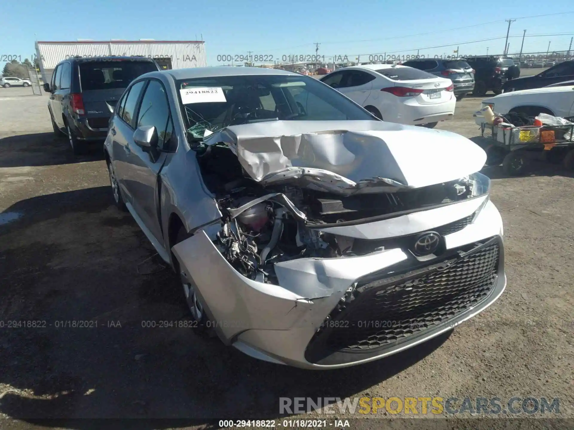 6 Photograph of a damaged car 5YFEPRAEXLP096956 TOYOTA COROLLA 2020