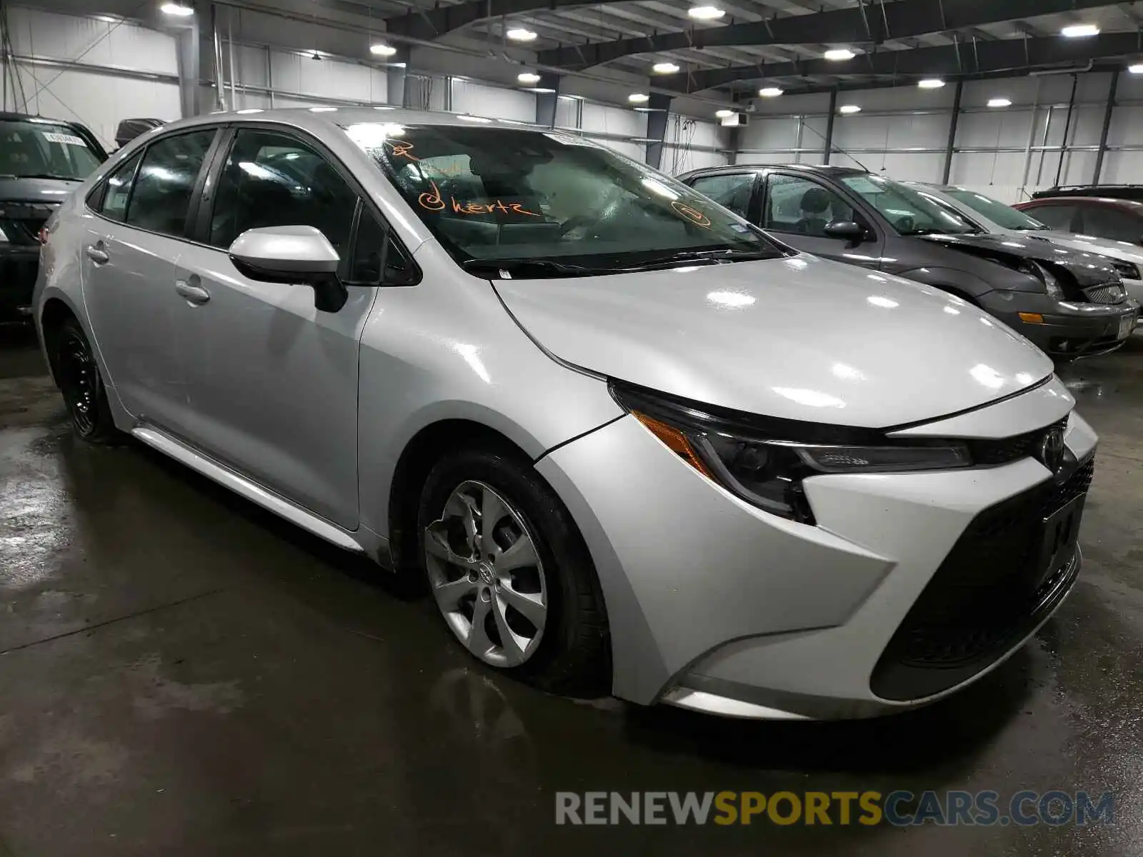 1 Photograph of a damaged car 5YFEPRAEXLP097198 TOYOTA COROLLA 2020