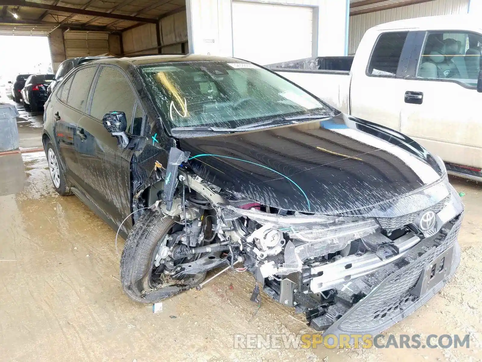 1 Photograph of a damaged car 5YFEPRAEXLP097251 TOYOTA COROLLA 2020