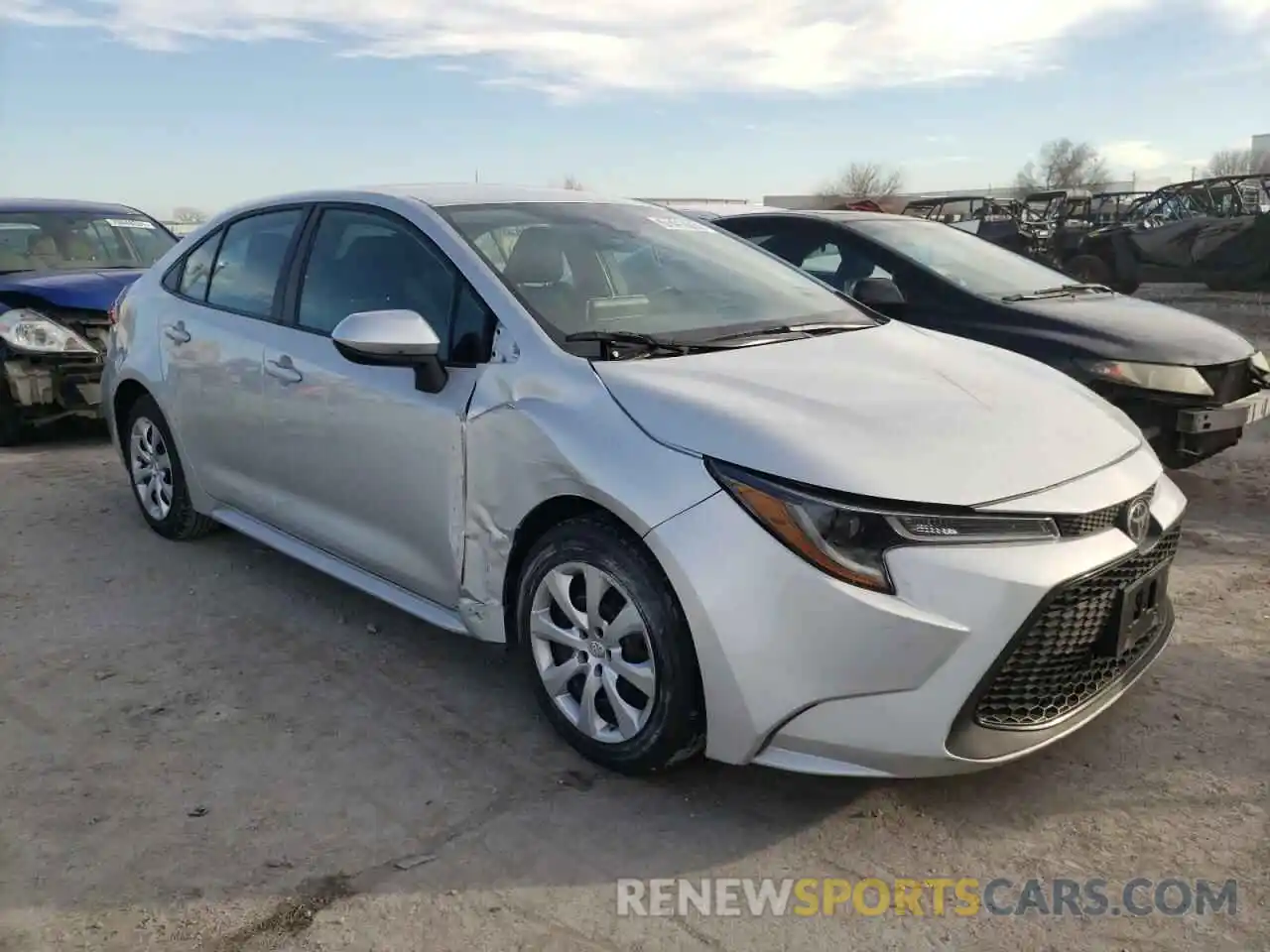 1 Photograph of a damaged car 5YFEPRAEXLP097363 TOYOTA COROLLA 2020