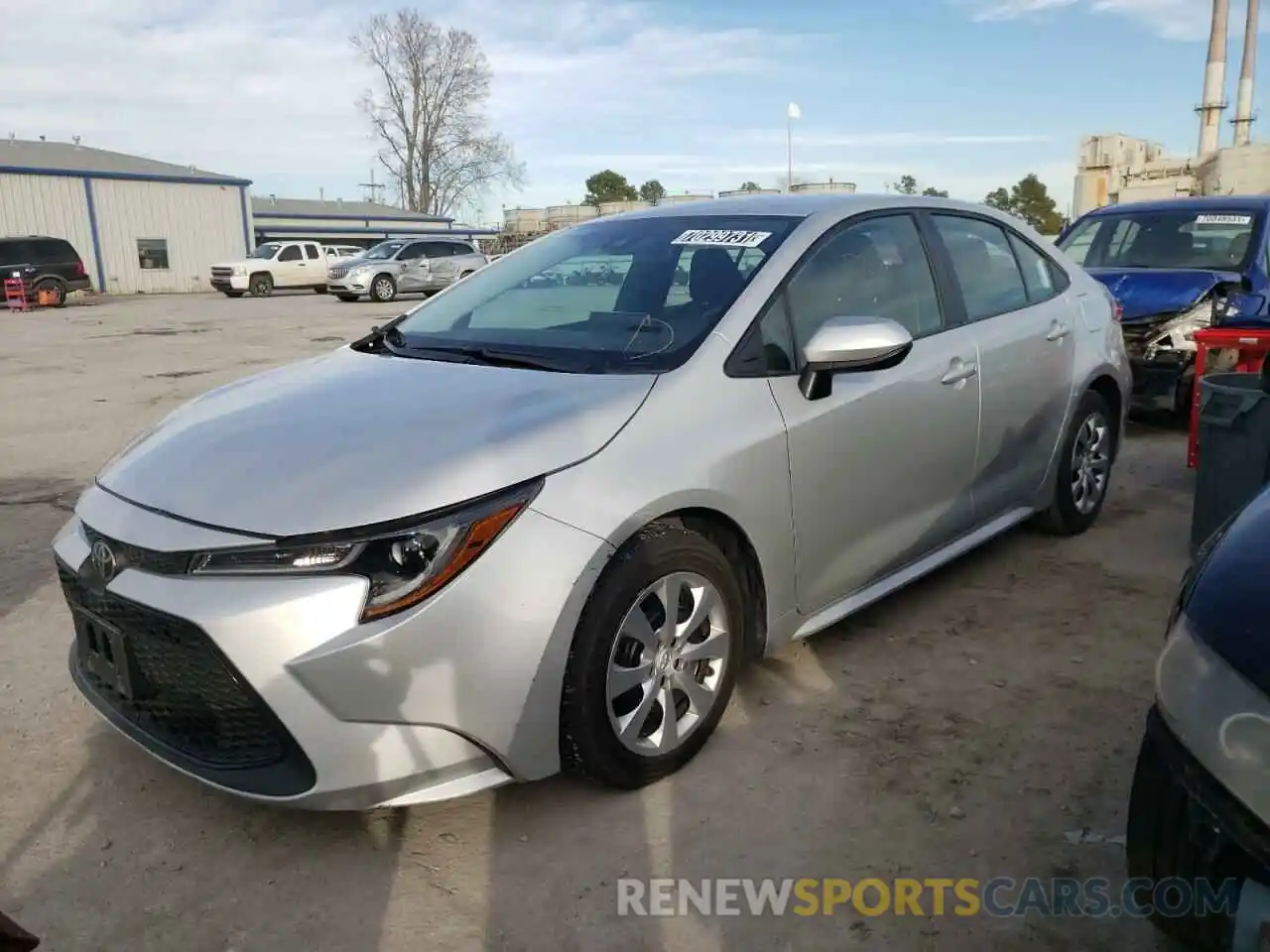 2 Photograph of a damaged car 5YFEPRAEXLP097363 TOYOTA COROLLA 2020