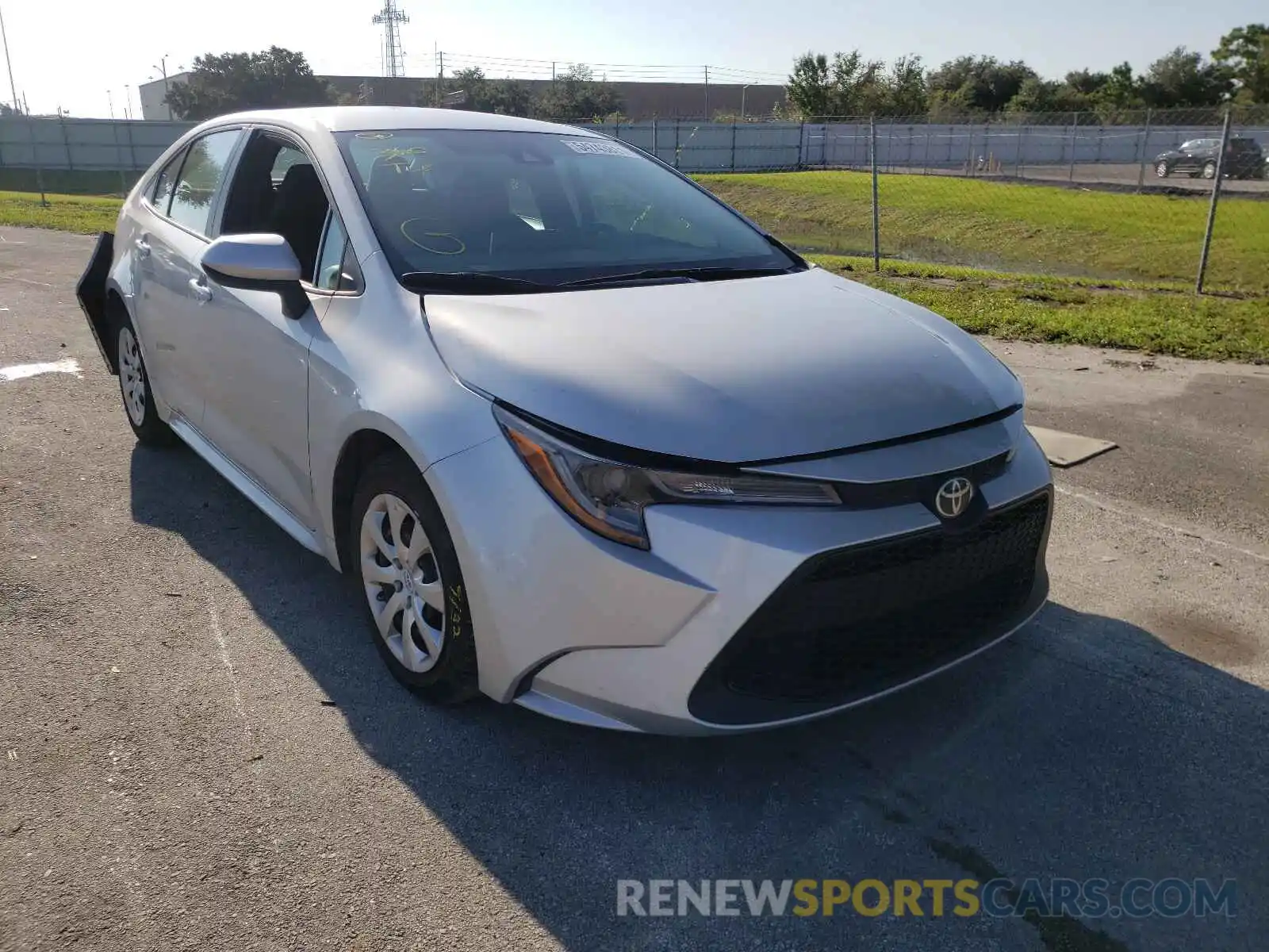 1 Photograph of a damaged car 5YFEPRAEXLP097458 TOYOTA COROLLA 2020