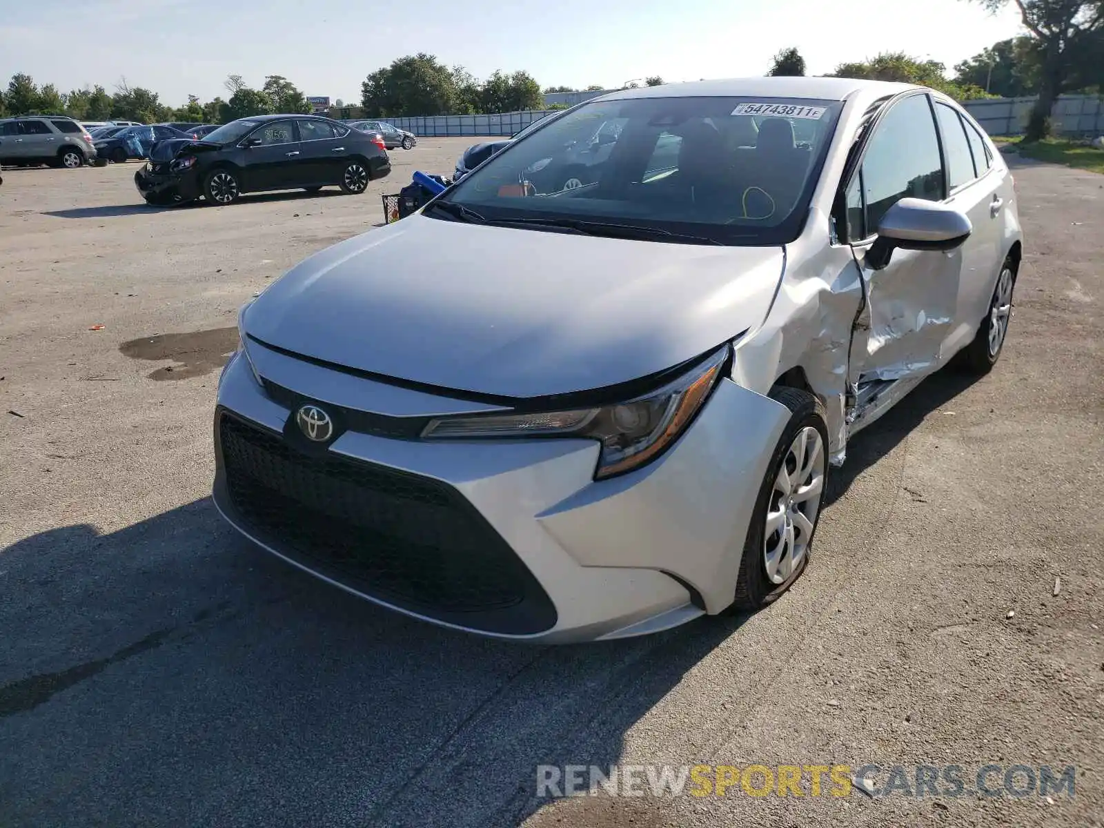 2 Photograph of a damaged car 5YFEPRAEXLP097458 TOYOTA COROLLA 2020