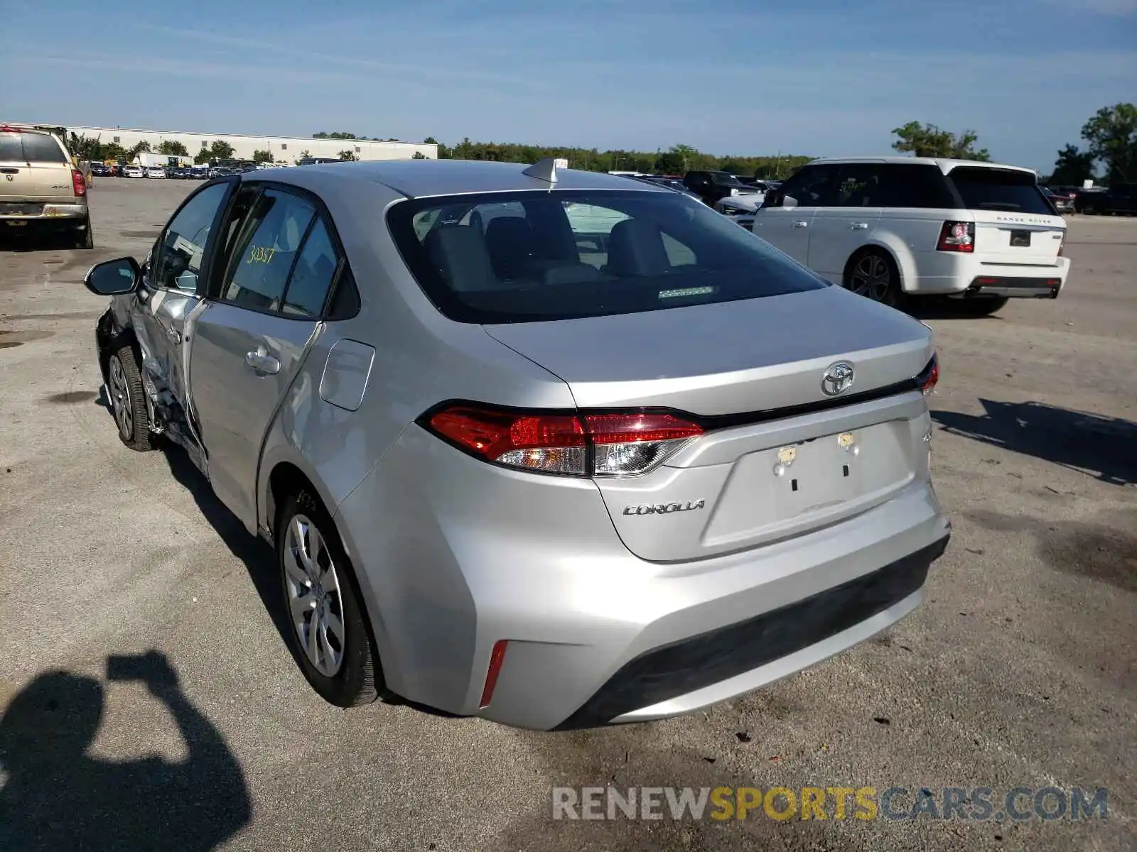 3 Photograph of a damaged car 5YFEPRAEXLP097458 TOYOTA COROLLA 2020