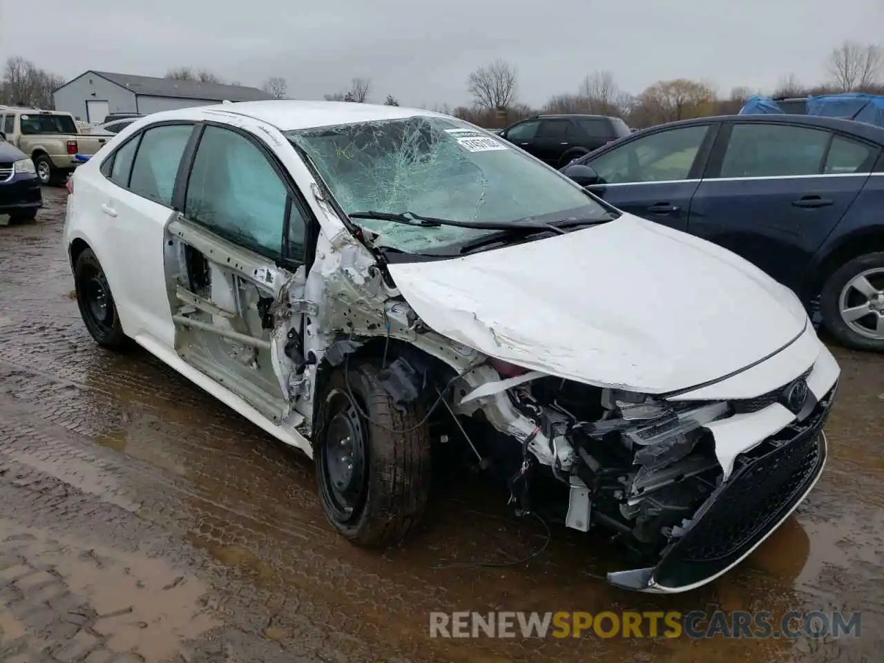 1 Photograph of a damaged car 5YFEPRAEXLP097587 TOYOTA COROLLA 2020