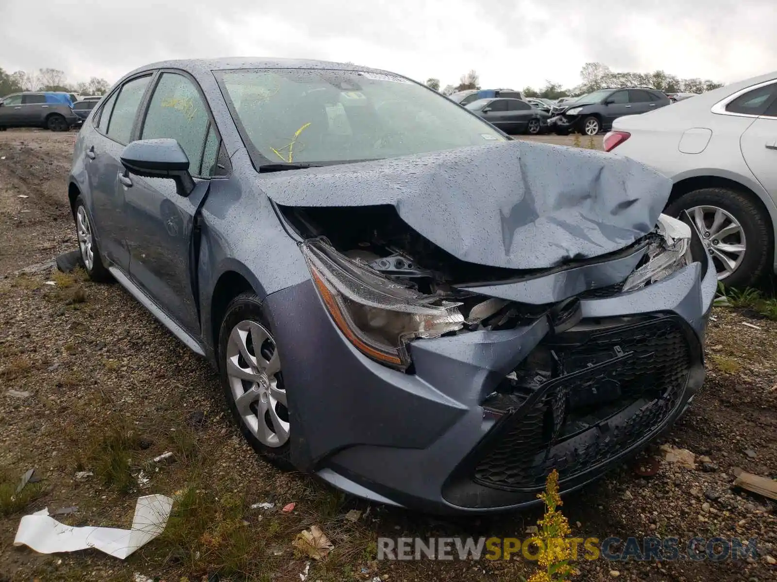 1 Photograph of a damaged car 5YFEPRAEXLP097685 TOYOTA COROLLA 2020