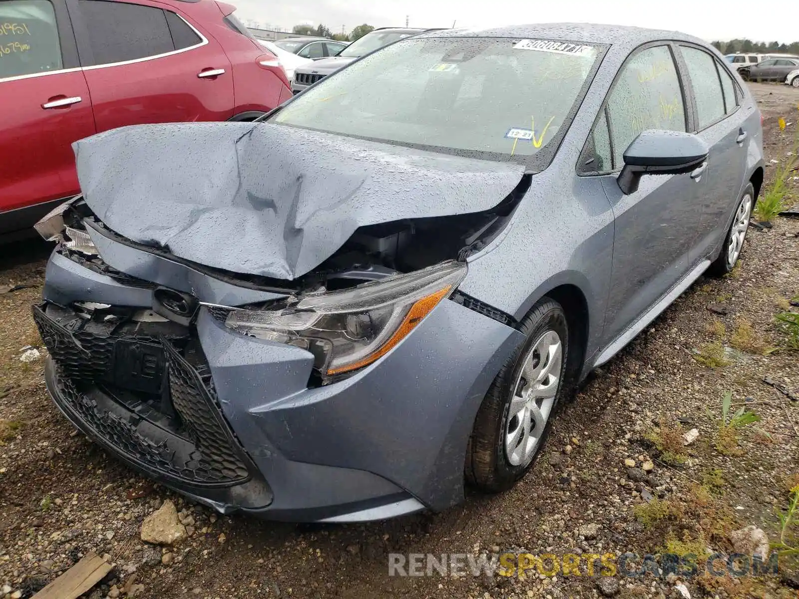 2 Photograph of a damaged car 5YFEPRAEXLP097685 TOYOTA COROLLA 2020