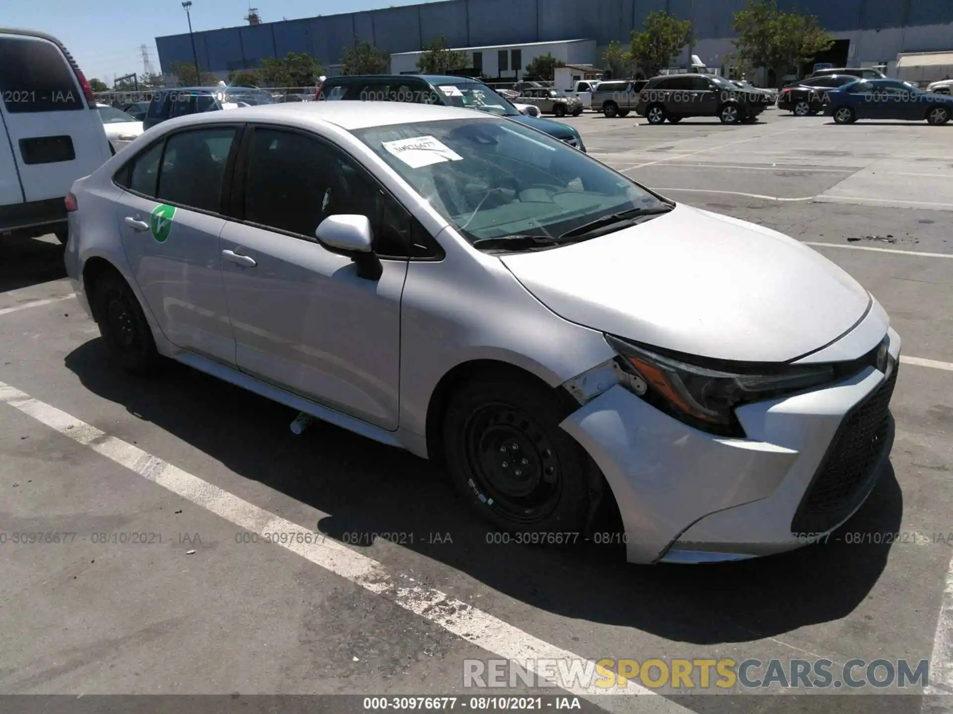 1 Photograph of a damaged car 5YFEPRAEXLP097718 TOYOTA COROLLA 2020