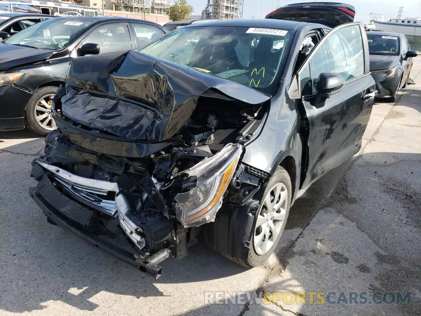 2 Photograph of a damaged car 5YFEPRAEXLP097752 TOYOTA COROLLA 2020