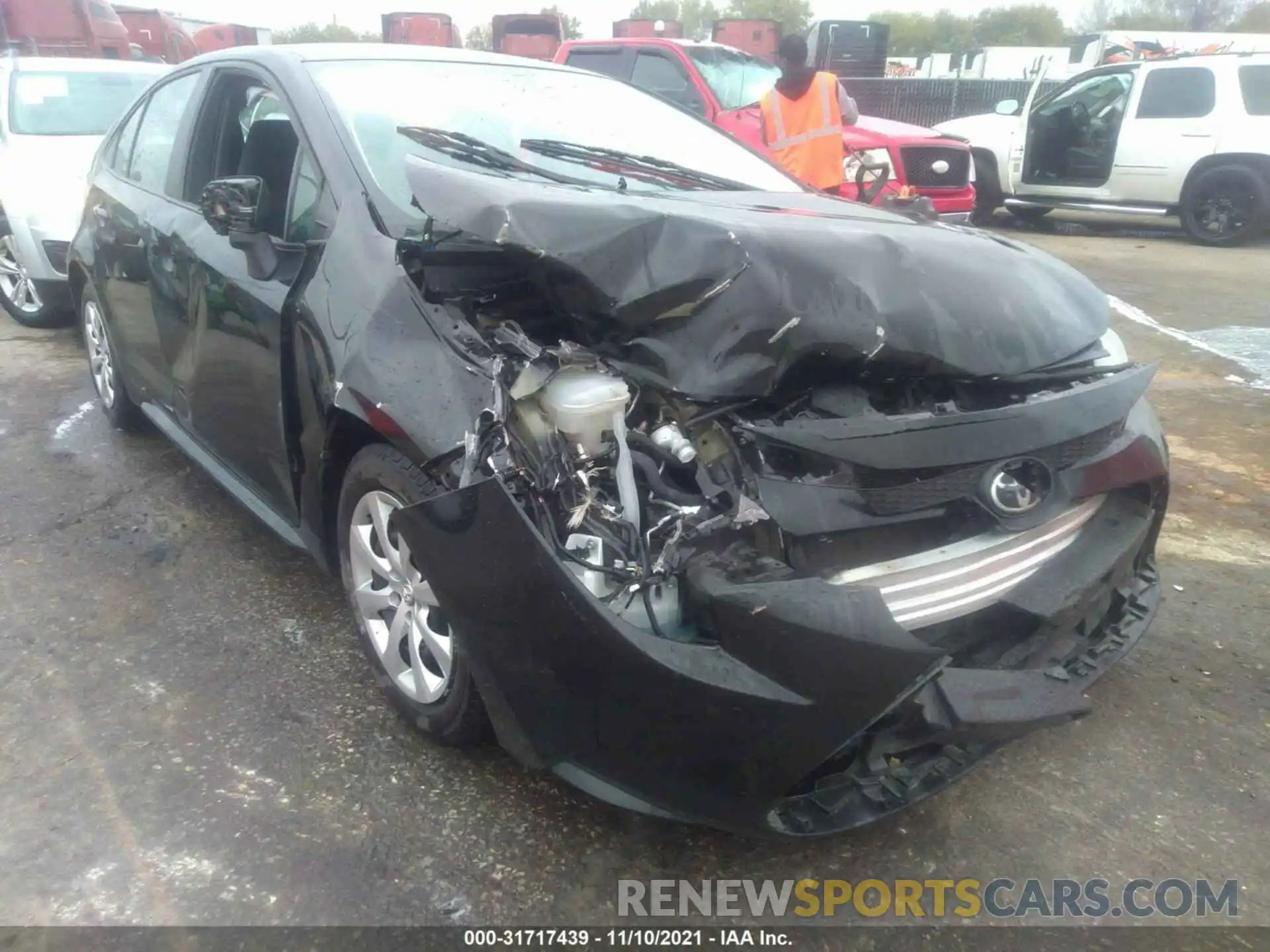 1 Photograph of a damaged car 5YFEPRAEXLP097881 TOYOTA COROLLA 2020