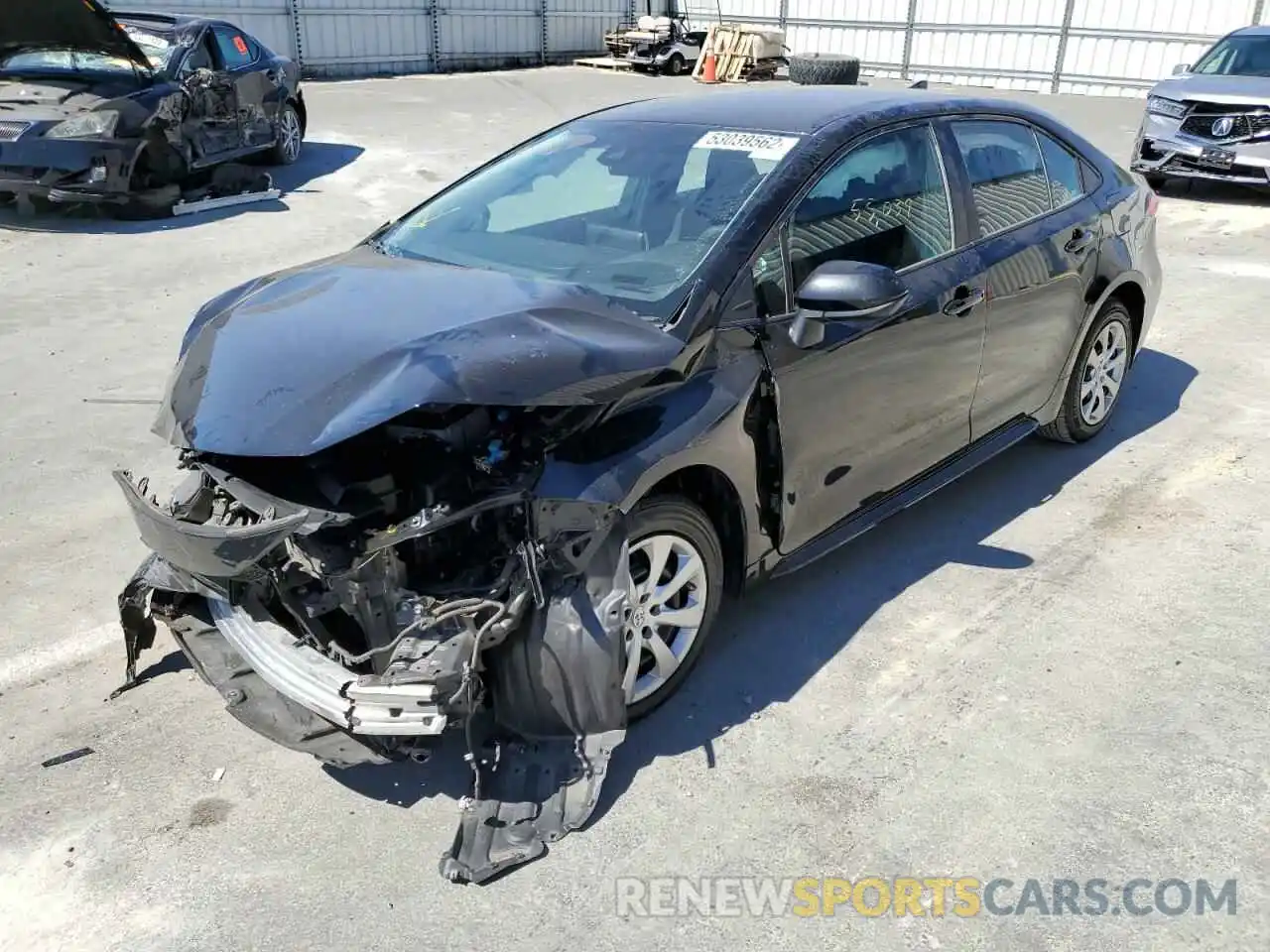 2 Photograph of a damaged car 5YFEPRAEXLP098285 TOYOTA COROLLA 2020