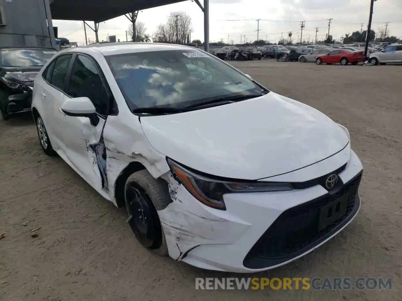 1 Photograph of a damaged car 5YFEPRAEXLP098464 TOYOTA COROLLA 2020