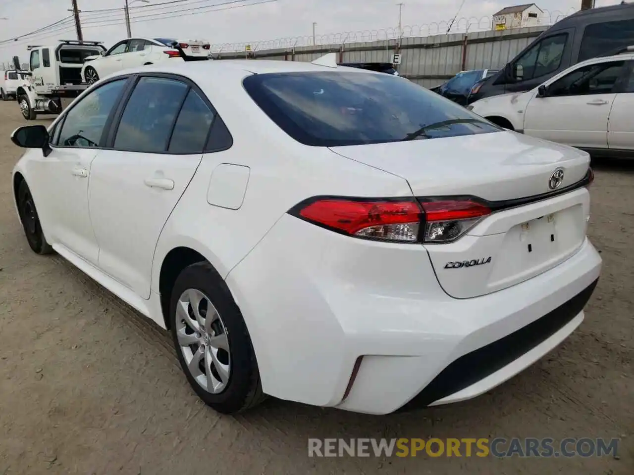 3 Photograph of a damaged car 5YFEPRAEXLP098464 TOYOTA COROLLA 2020