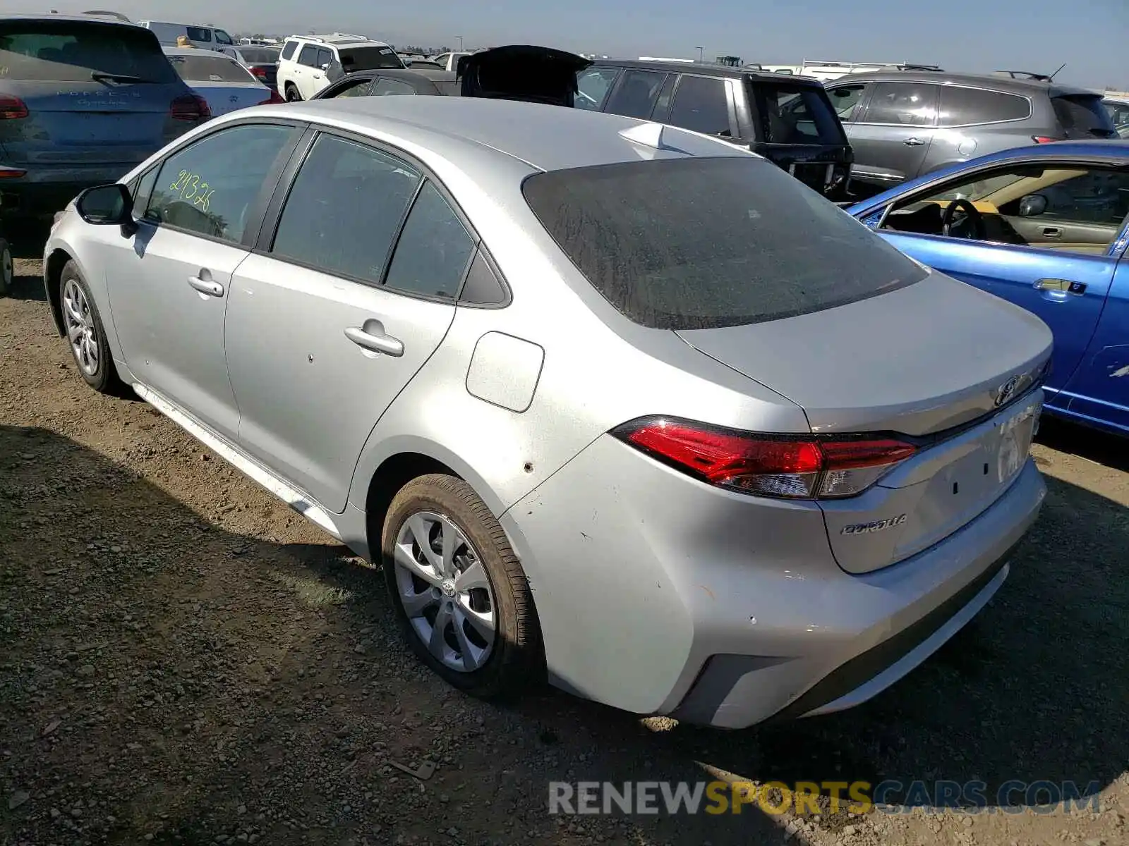 3 Photograph of a damaged car 5YFEPRAEXLP098495 TOYOTA COROLLA 2020