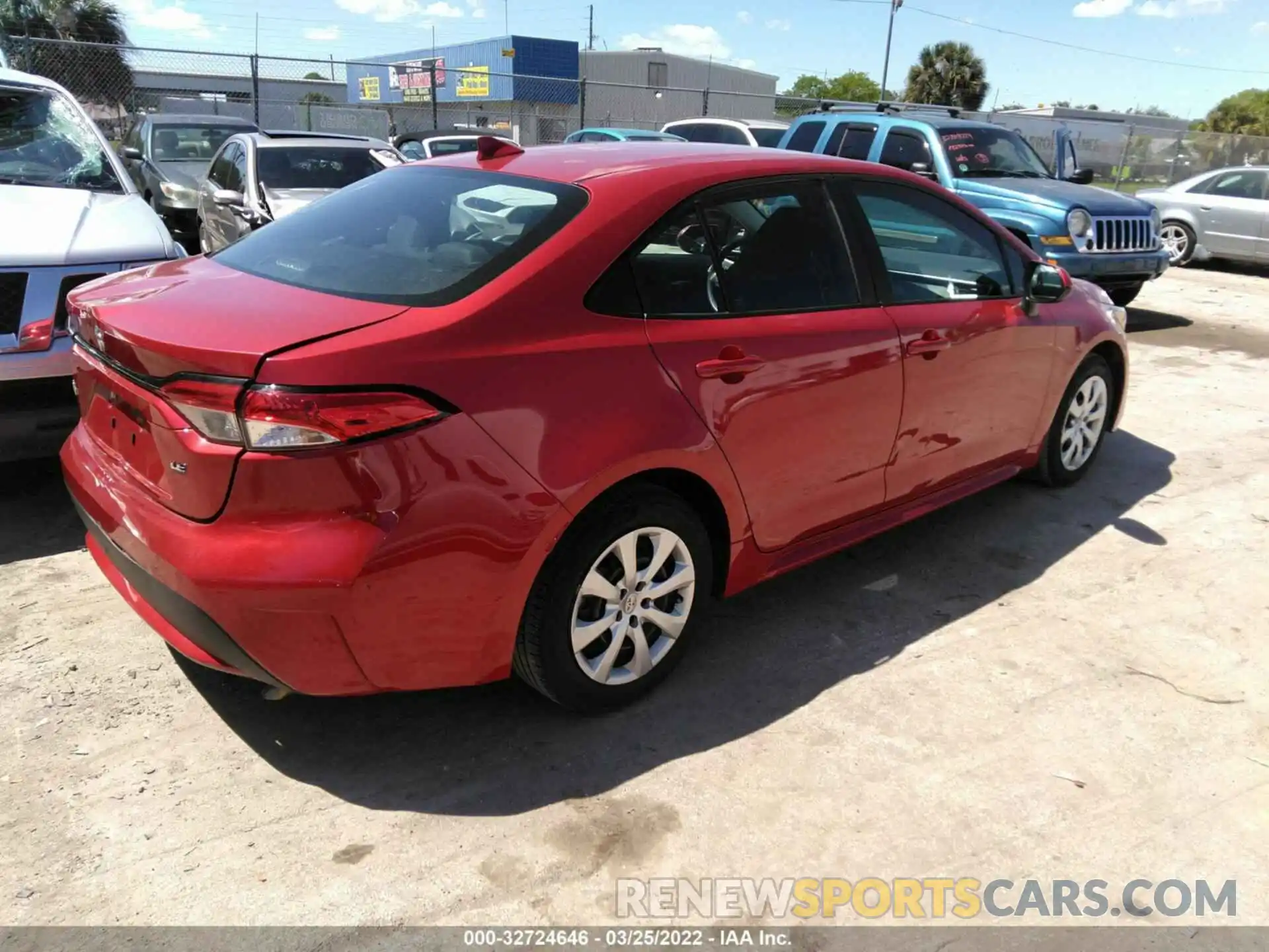 4 Photograph of a damaged car 5YFEPRAEXLP098562 TOYOTA COROLLA 2020