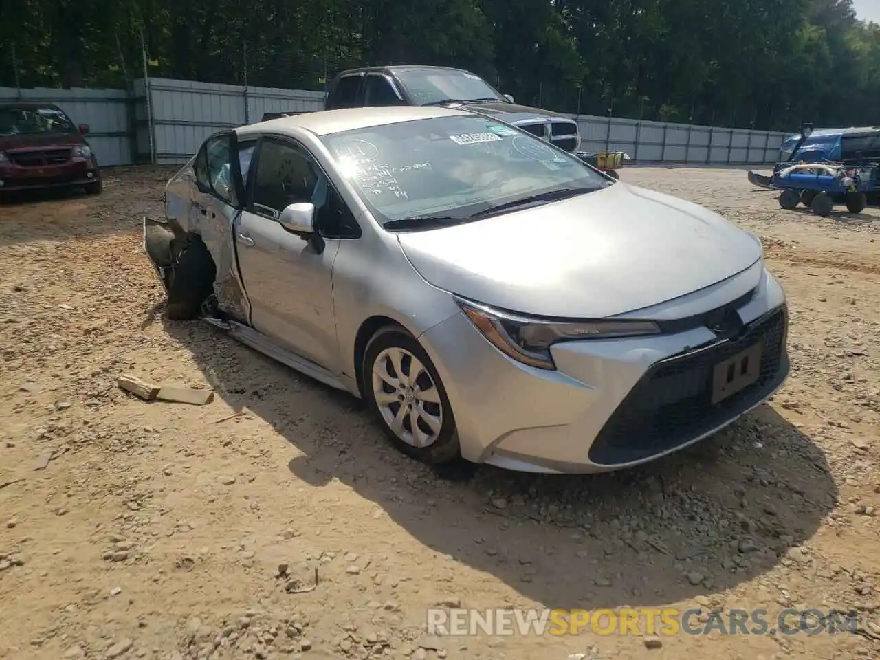 1 Photograph of a damaged car 5YFEPRAEXLP098934 TOYOTA COROLLA 2020