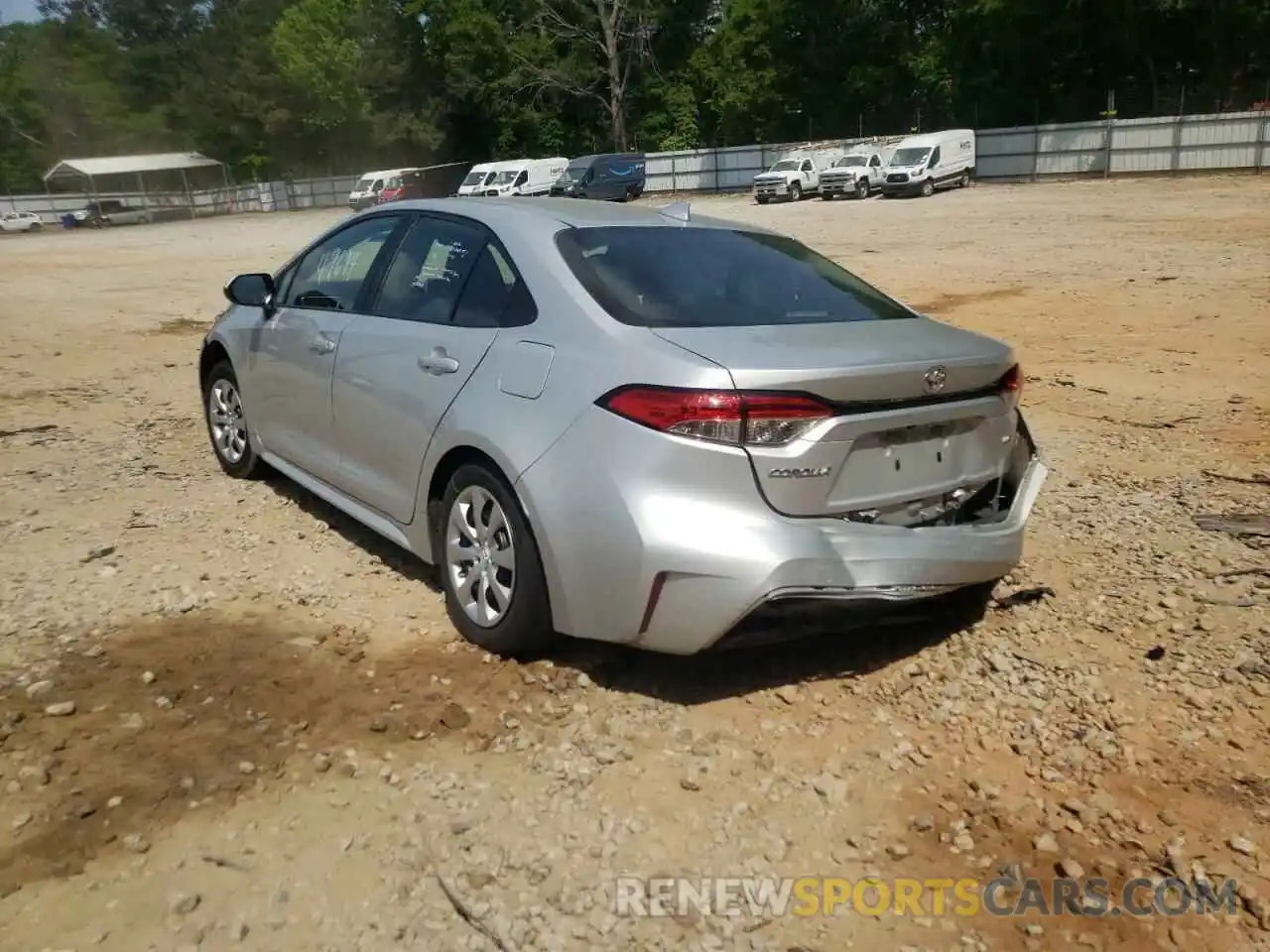 3 Photograph of a damaged car 5YFEPRAEXLP098934 TOYOTA COROLLA 2020