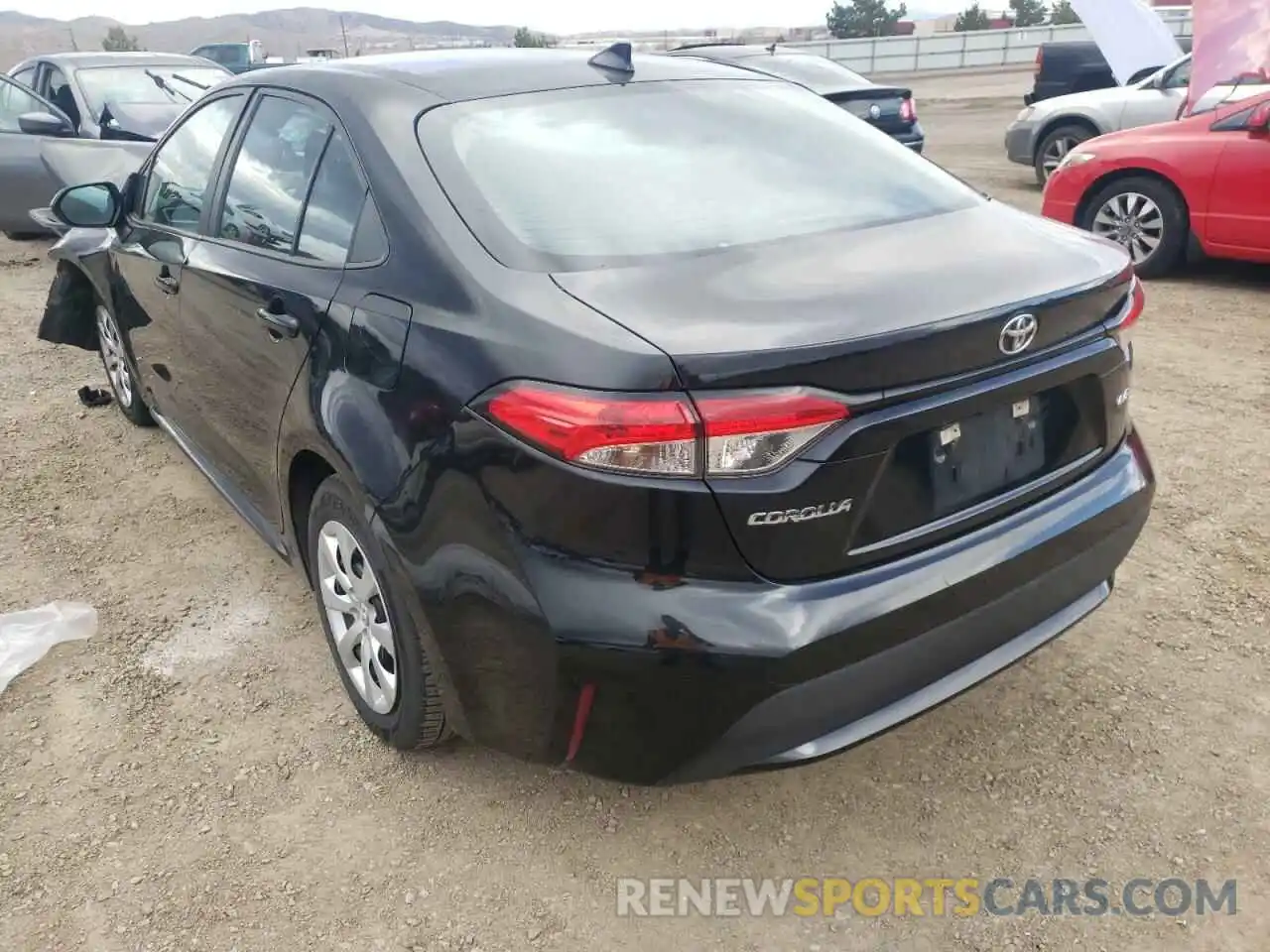 3 Photograph of a damaged car 5YFEPRAEXLP098951 TOYOTA COROLLA 2020