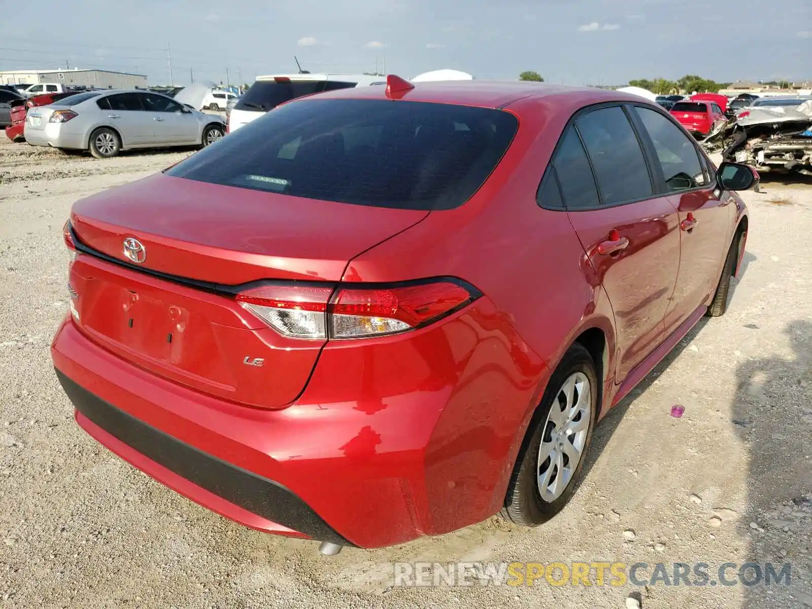 4 Photograph of a damaged car 5YFEPRAEXLP099386 TOYOTA COROLLA 2020