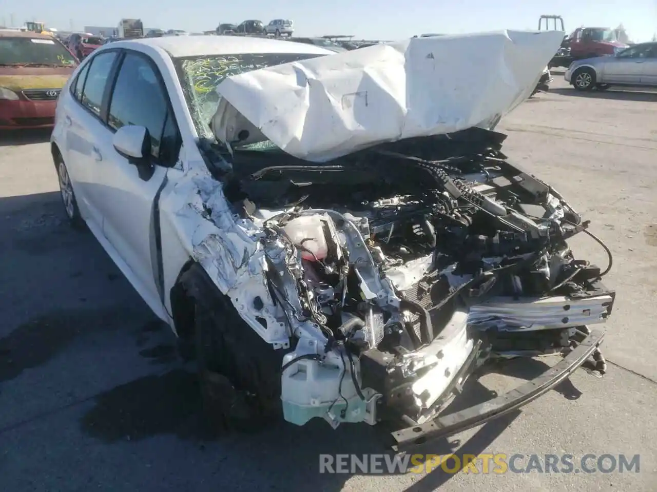 1 Photograph of a damaged car 5YFEPRAEXLP099484 TOYOTA COROLLA 2020