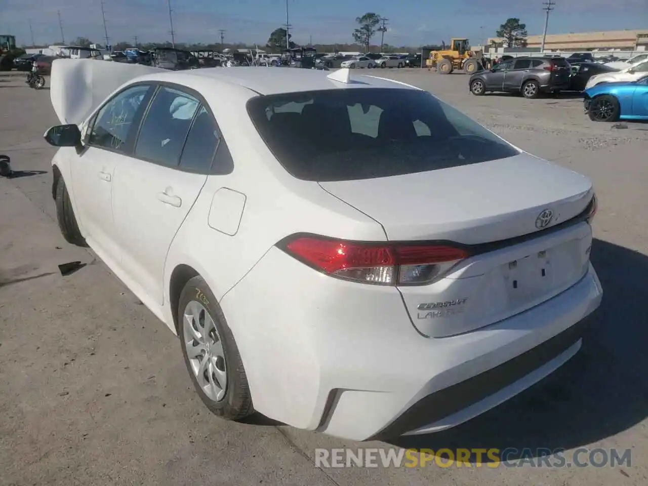 3 Photograph of a damaged car 5YFEPRAEXLP099484 TOYOTA COROLLA 2020