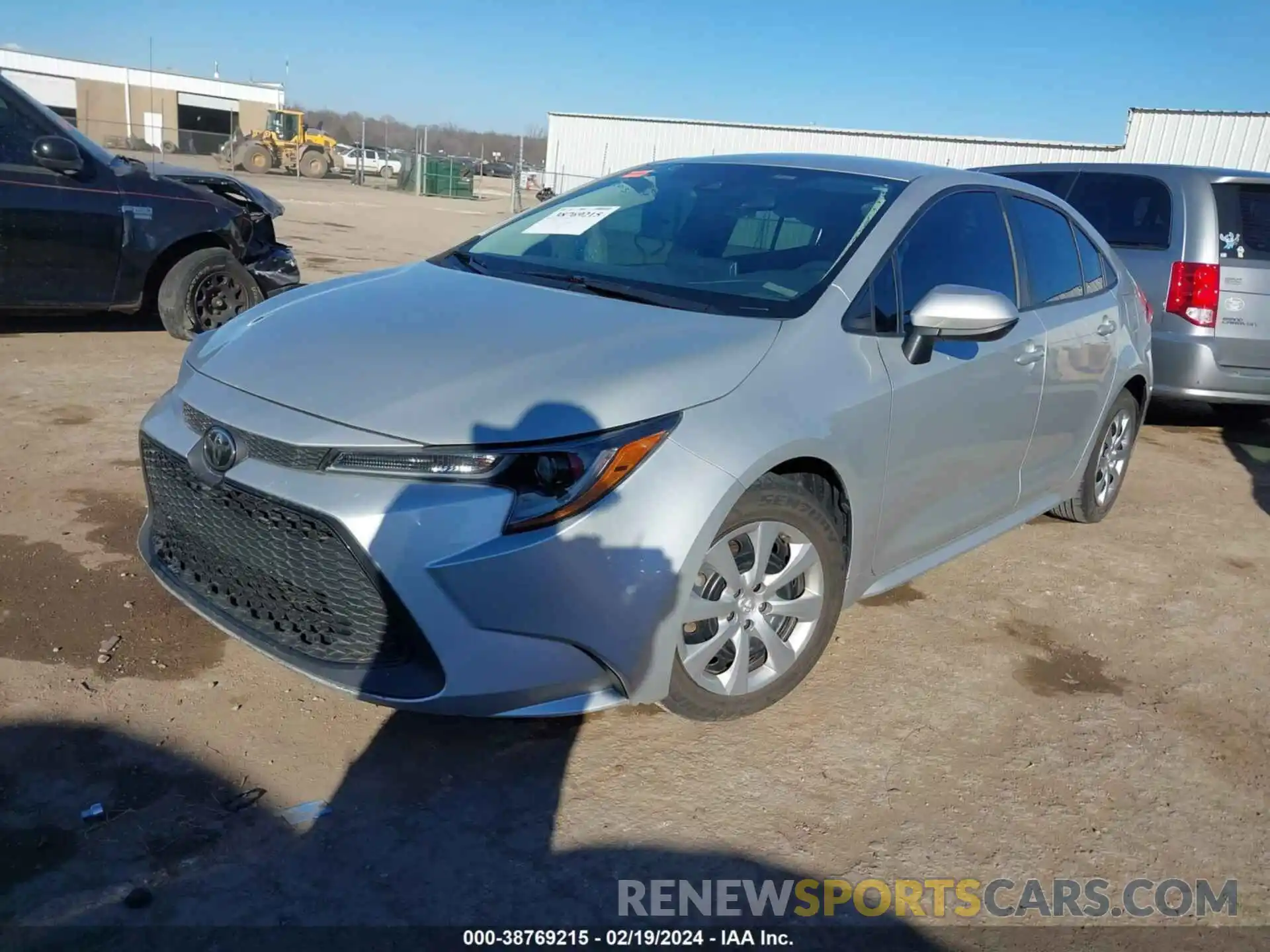 2 Photograph of a damaged car 5YFEPRAEXLP099517 TOYOTA COROLLA 2020