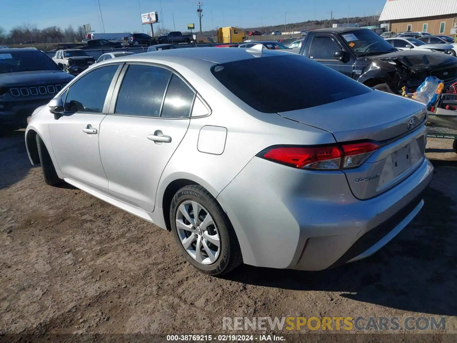 3 Photograph of a damaged car 5YFEPRAEXLP099517 TOYOTA COROLLA 2020