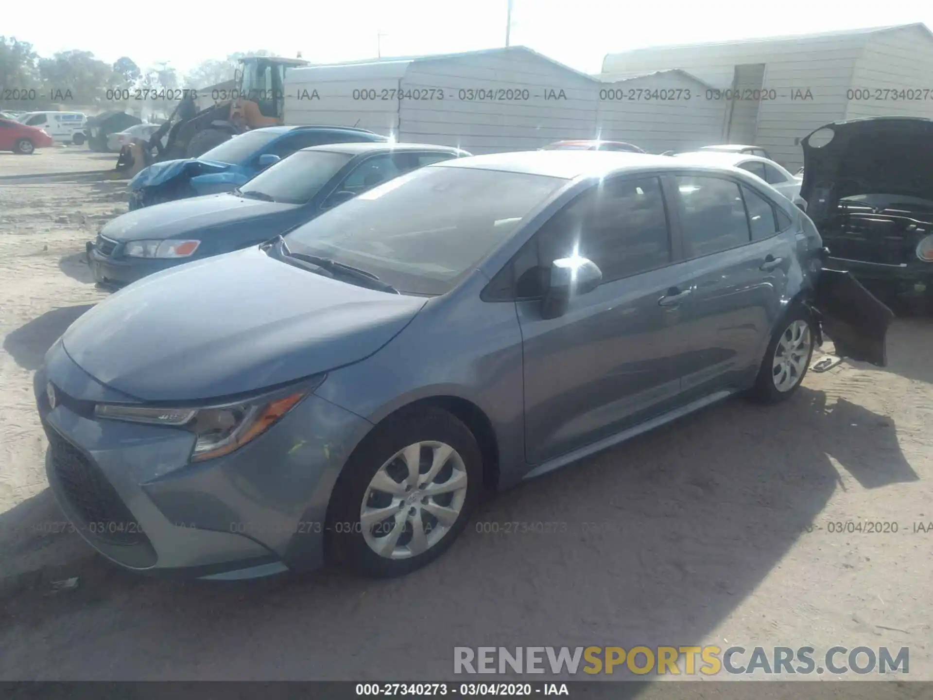 2 Photograph of a damaged car 5YFEPRAEXLP099775 TOYOTA COROLLA 2020