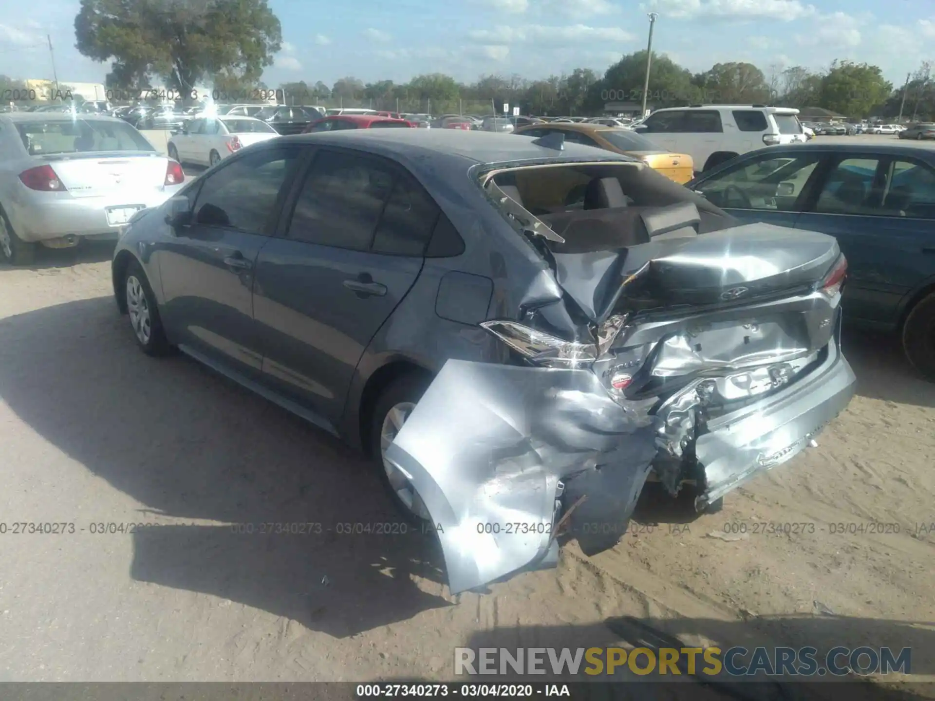 3 Photograph of a damaged car 5YFEPRAEXLP099775 TOYOTA COROLLA 2020