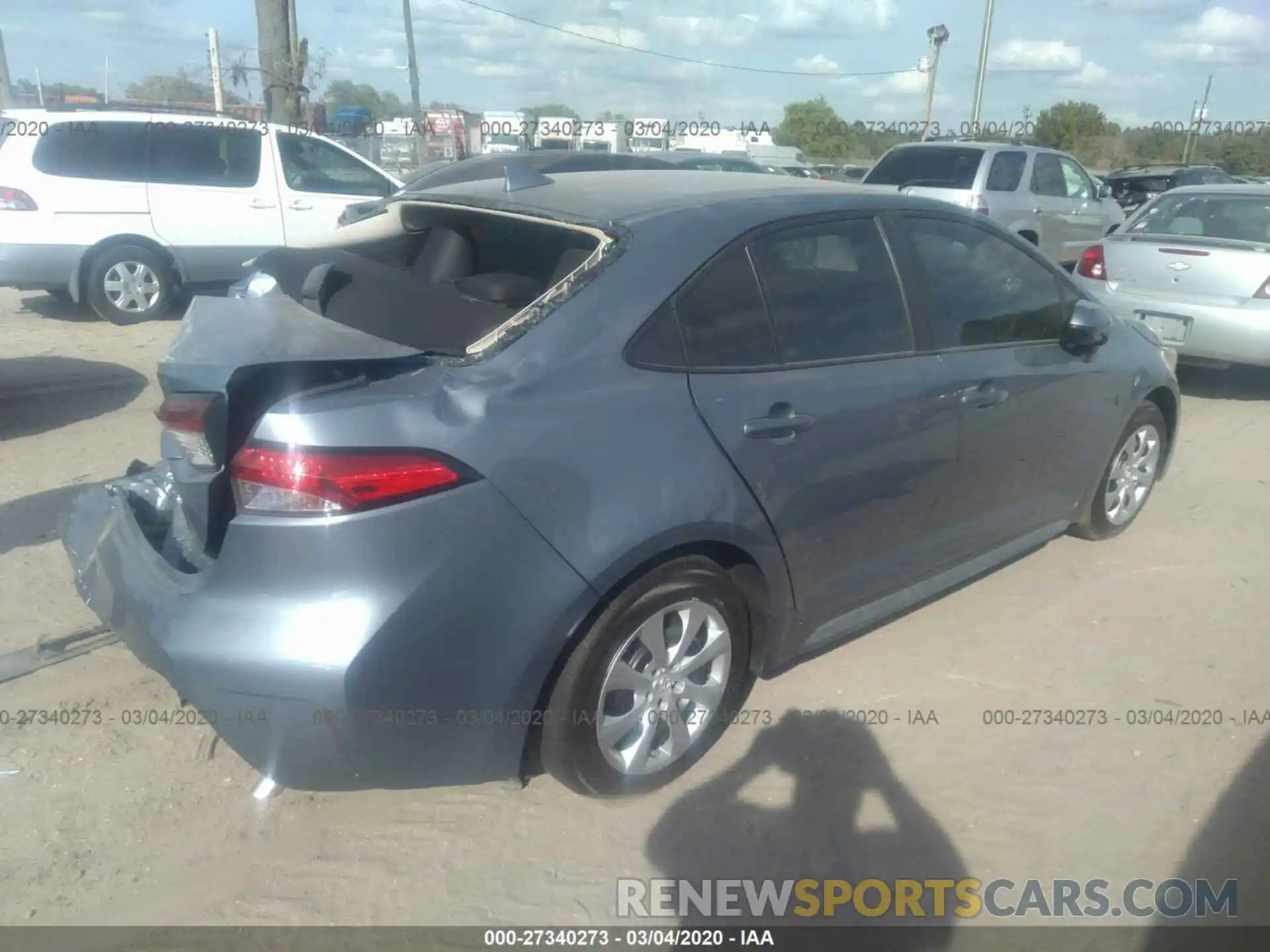 4 Photograph of a damaged car 5YFEPRAEXLP099775 TOYOTA COROLLA 2020