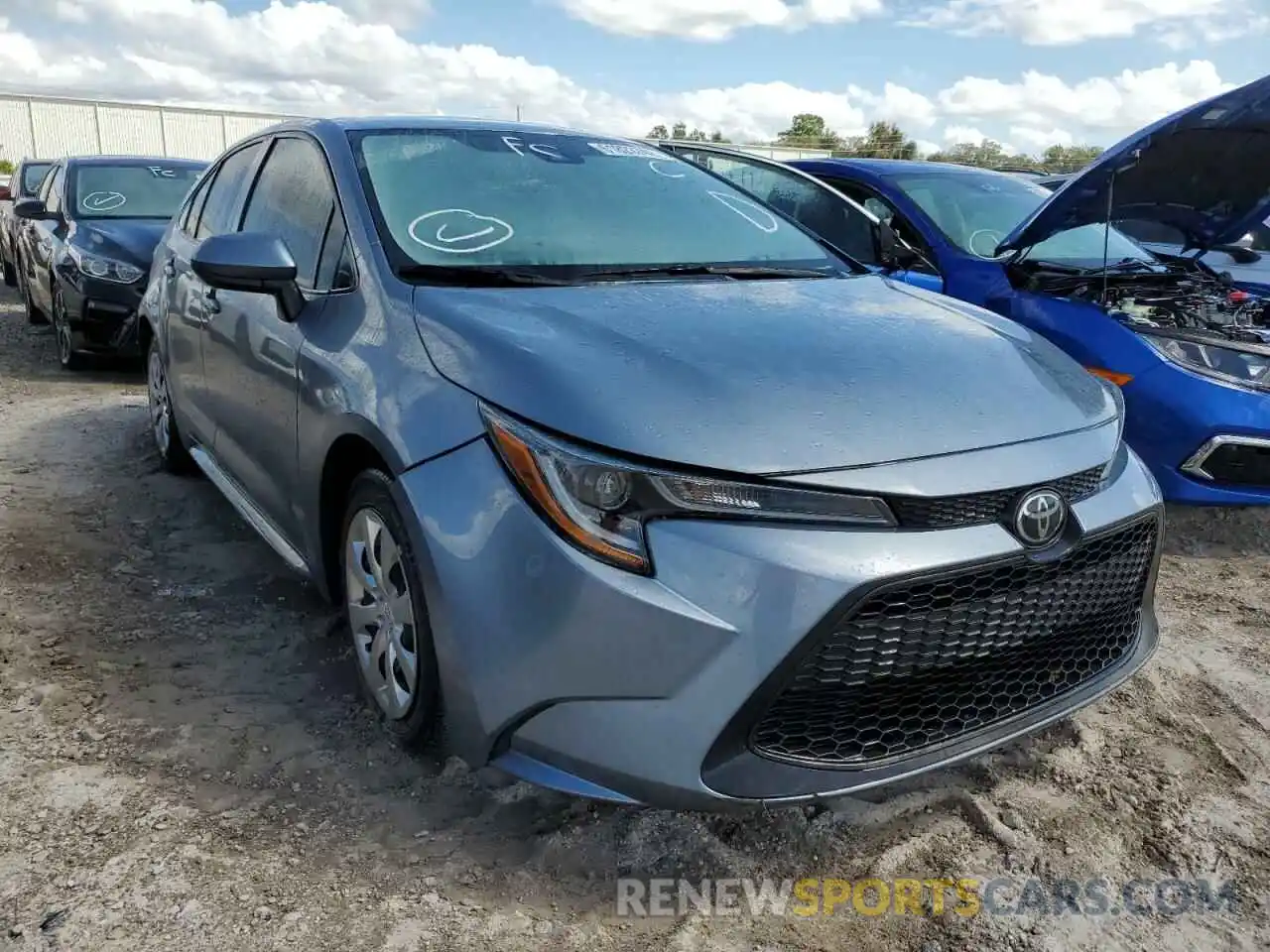 1 Photograph of a damaged car 5YFEPRAEXLP100083 TOYOTA COROLLA 2020