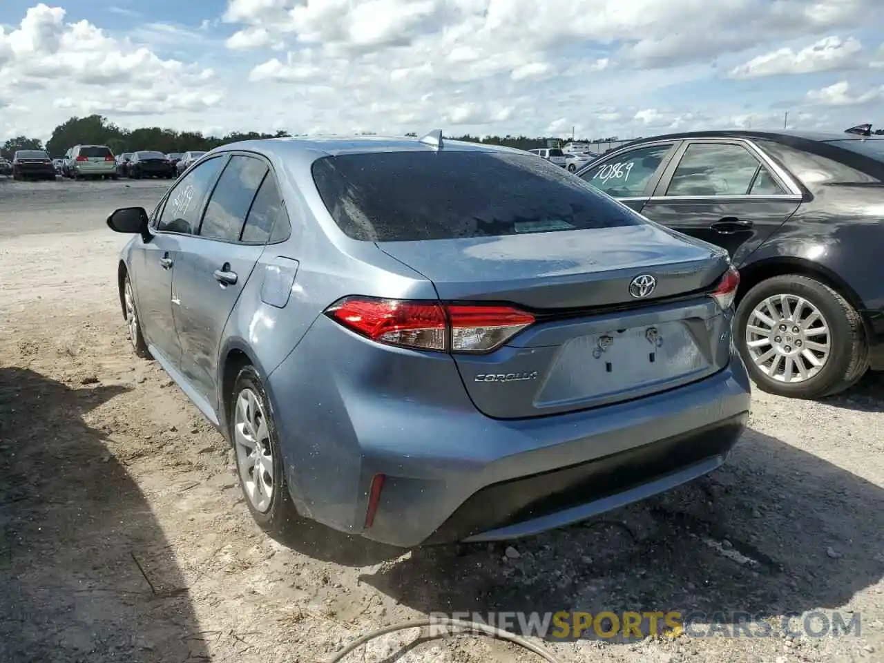 3 Photograph of a damaged car 5YFEPRAEXLP100083 TOYOTA COROLLA 2020