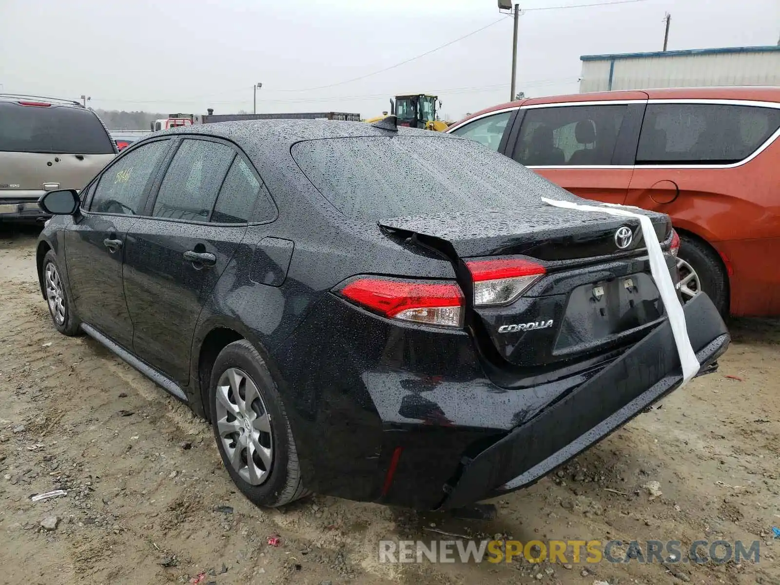 3 Photograph of a damaged car 5YFEPRAEXLP100259 TOYOTA COROLLA 2020