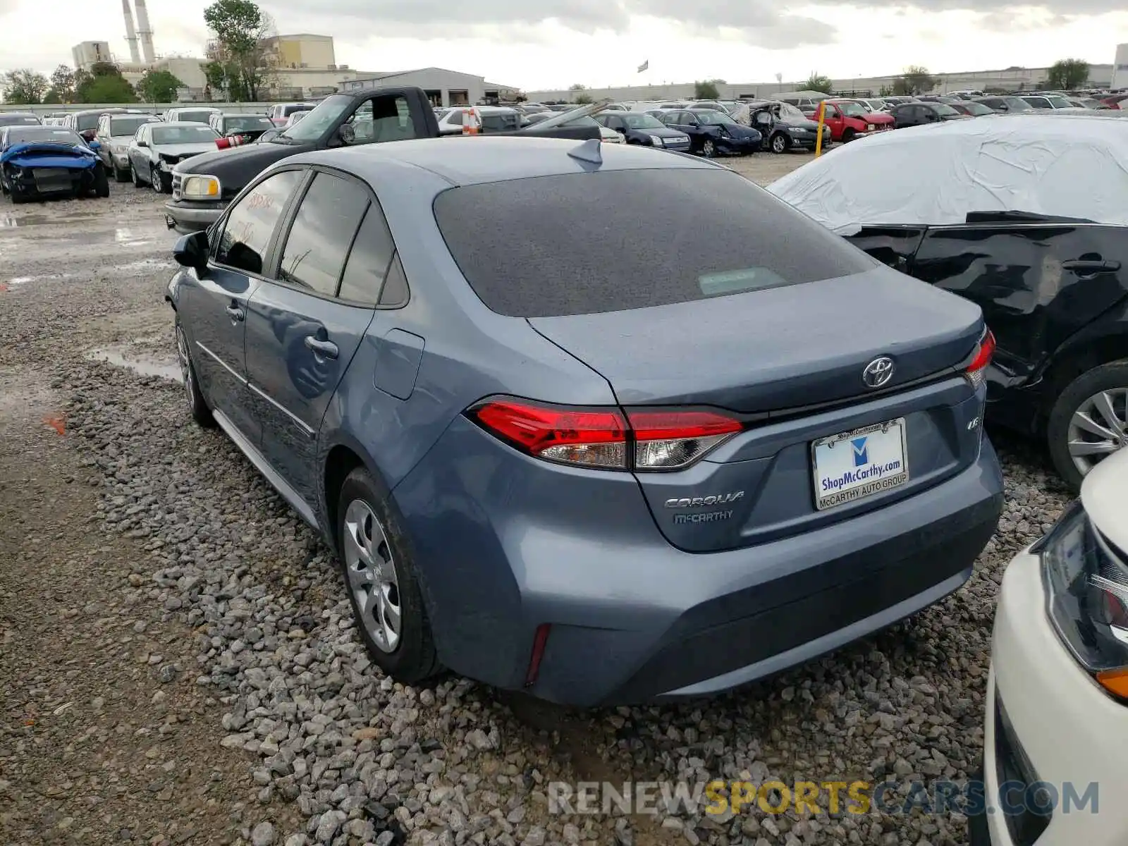 3 Photograph of a damaged car 5YFEPRAEXLP100276 TOYOTA COROLLA 2020