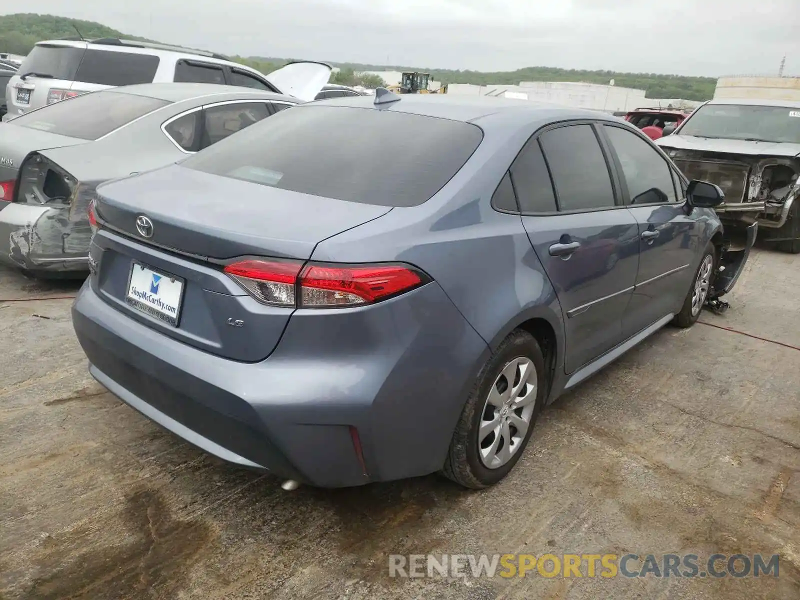 4 Photograph of a damaged car 5YFEPRAEXLP100276 TOYOTA COROLLA 2020