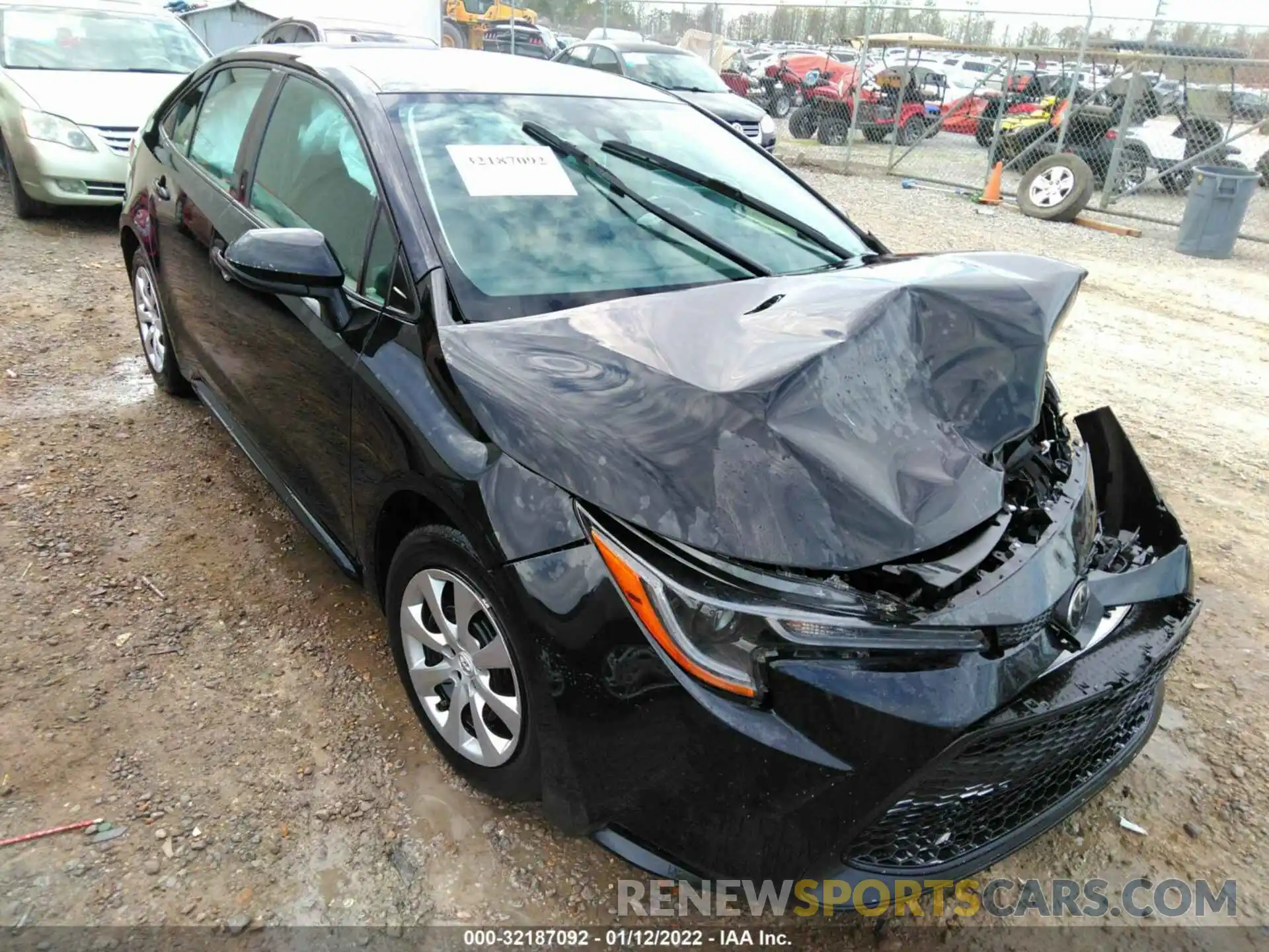 1 Photograph of a damaged car 5YFEPRAEXLP100651 TOYOTA COROLLA 2020