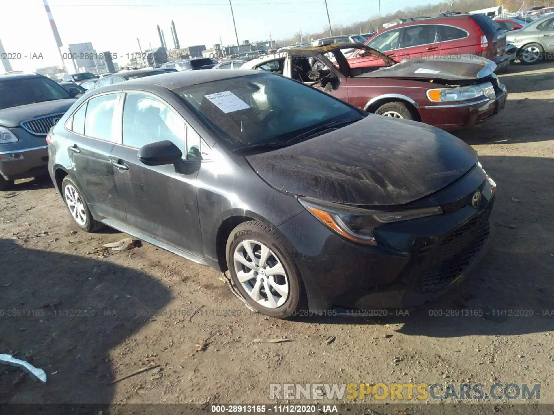 1 Photograph of a damaged car 5YFEPRAEXLP101475 TOYOTA COROLLA 2020